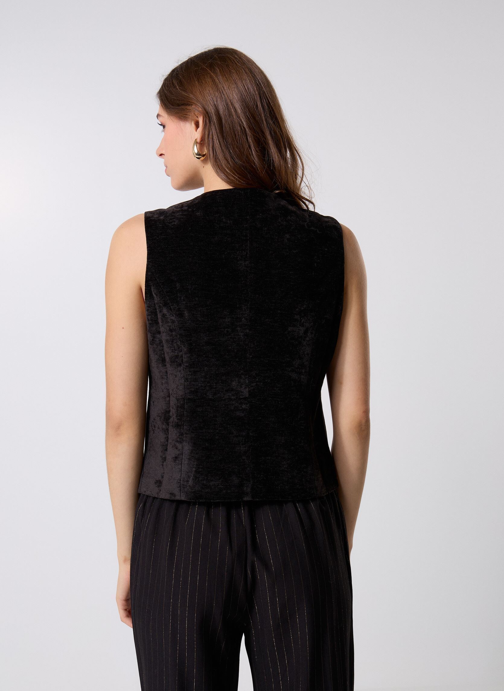 Vestes sans manches P1845DH femme noir Molly Bracken Vestes sans manches P1845DH femme noir BLACK
