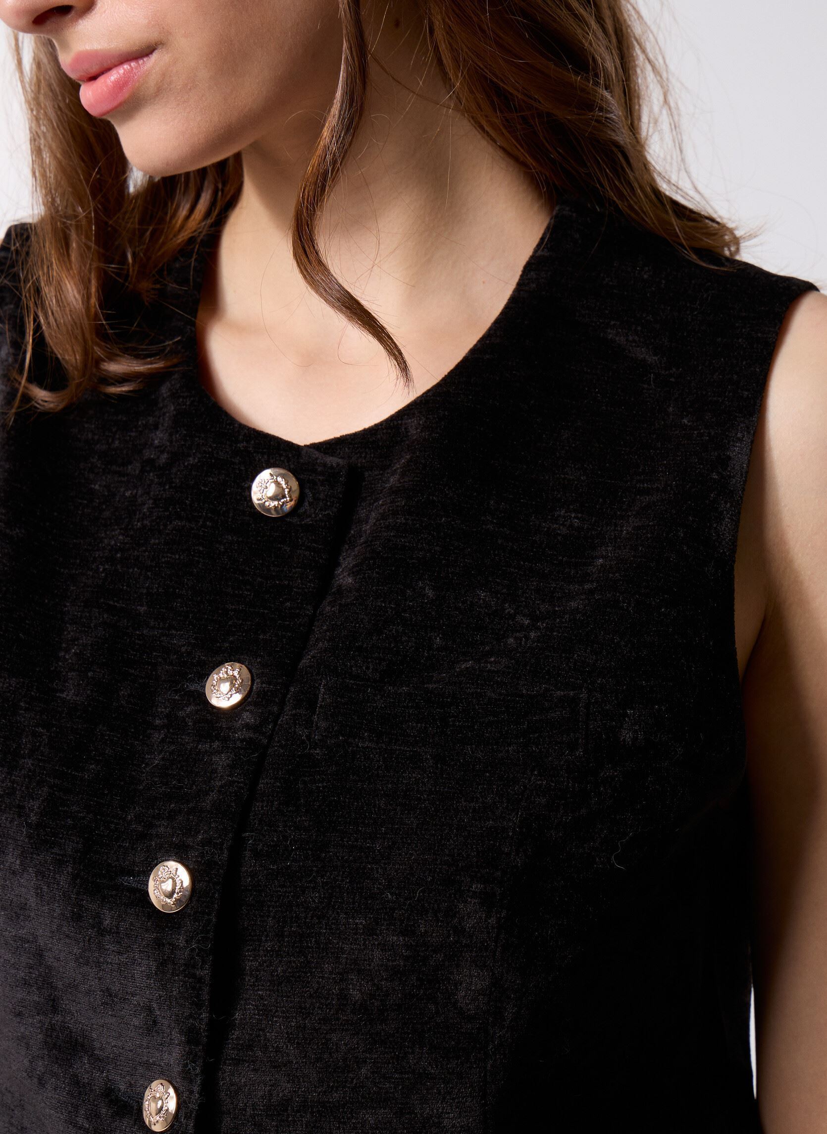Vestes sans manches P1845DH femme noir Molly Bracken Vestes sans manches P1845DH femme noir BLACK