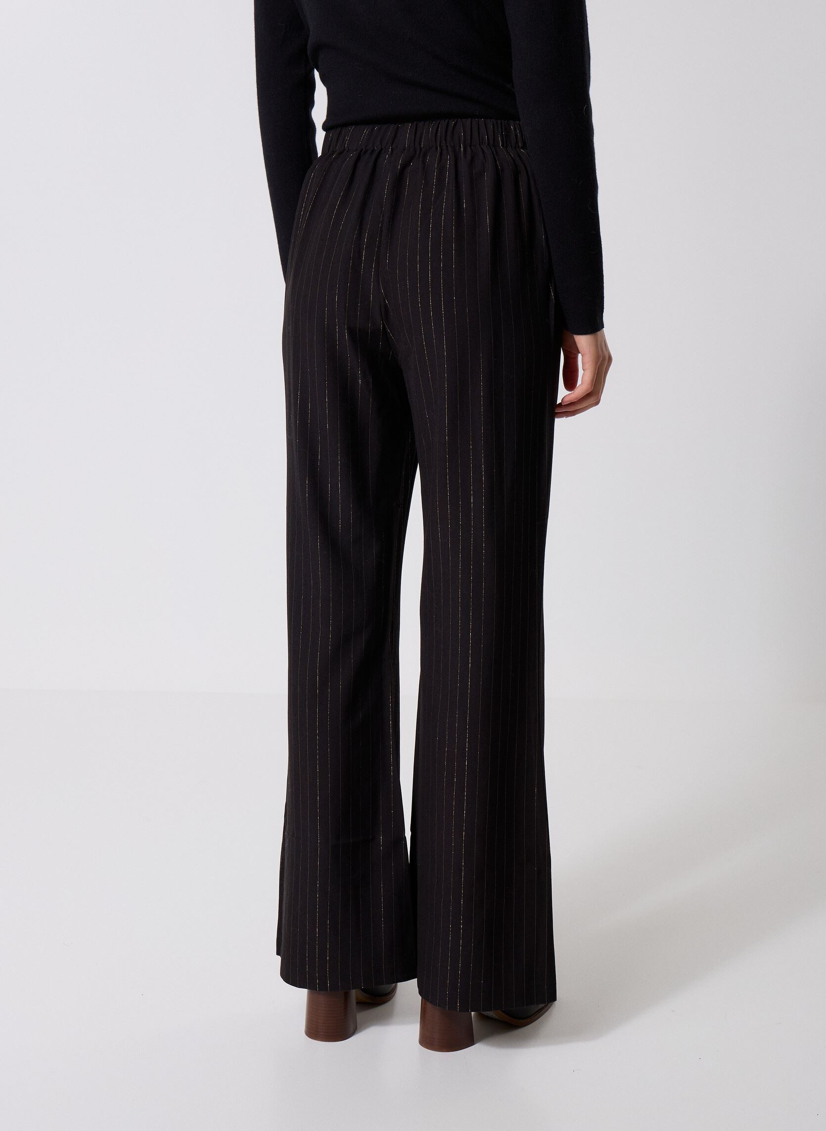 Pantaloni dritti PW114DH donna nero Molly Bracken Pantaloni dritti PW114DH donna nero BLACK