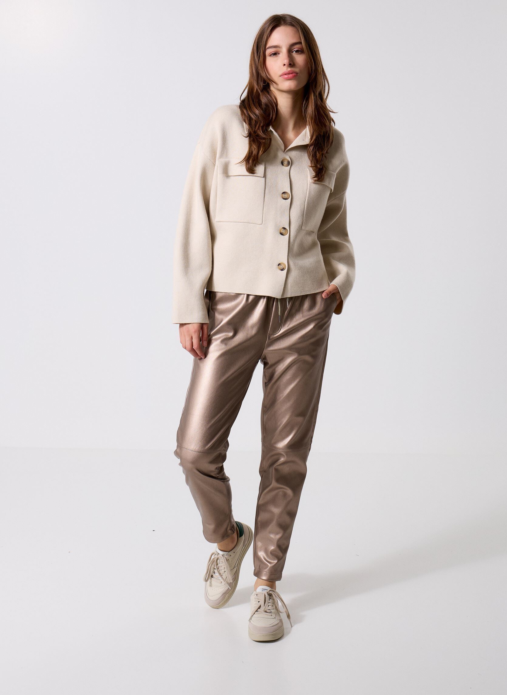 Bas de jogging T1396DH femme or et bronze Molly Bracken Bas de jogging T1396DH femme or et bronze BRONZE