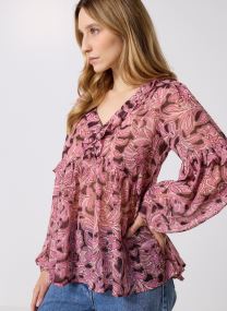 Langarm-Blusen T1605DN damen mehrfarbig Molly Bracken Langarm-Blusen T1605DN damen mehrfarbig BURGUNDY LALIE