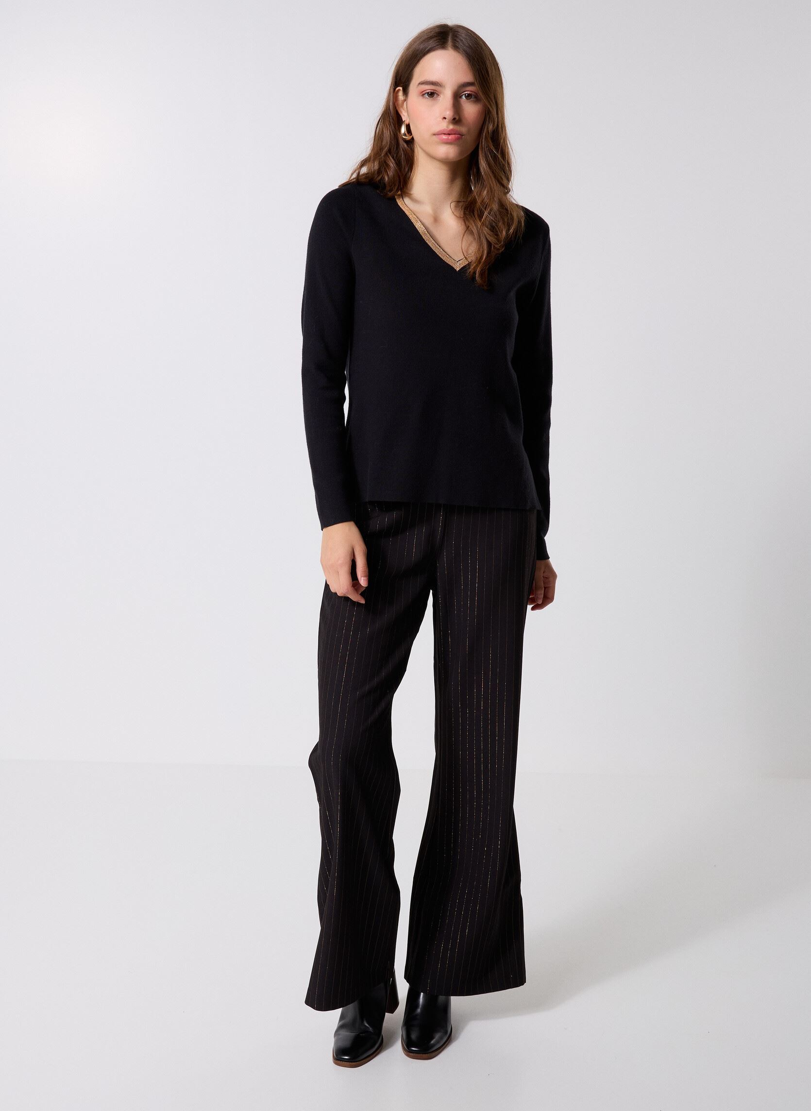 Pulls T1938DN femme noir Molly Bracken Pulls T1938DN femme noir BLACK