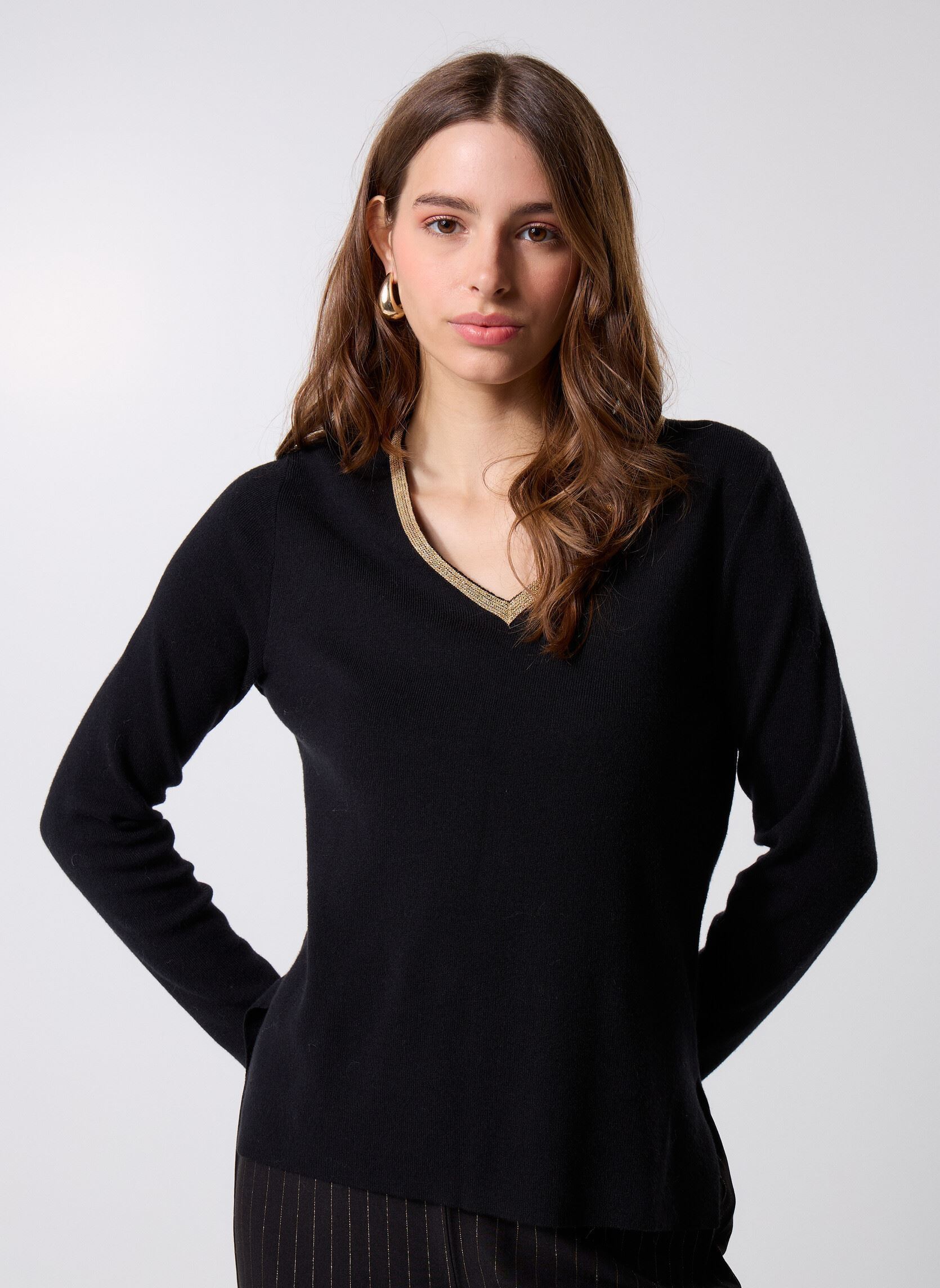 Pulls T1938DN femme noir Molly Bracken Pulls T1938DN femme noir BLACK