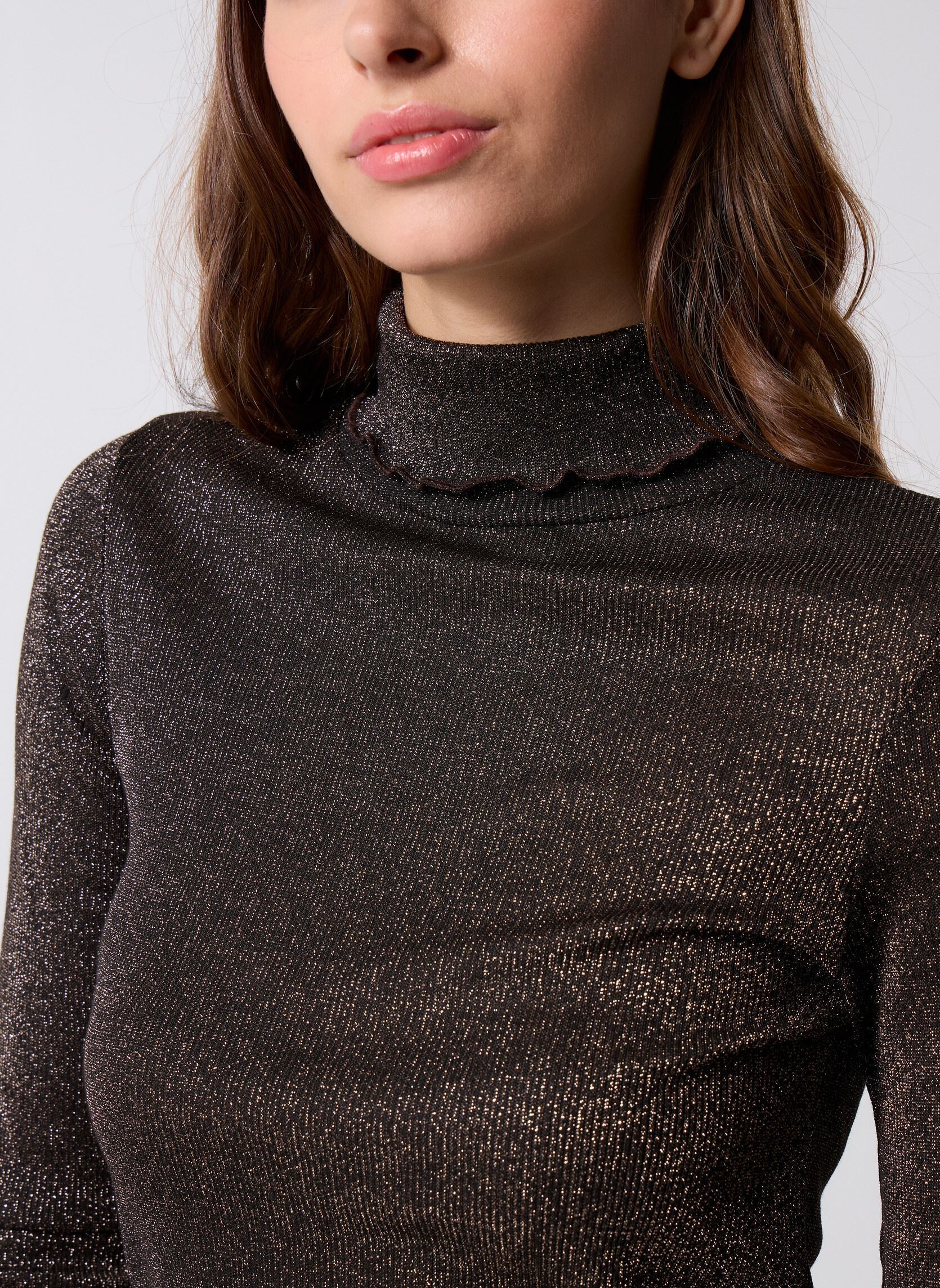 Pullover T1939DN damen braun Molly Bracken Pullover T1939DN damen braun CHOCOLATE