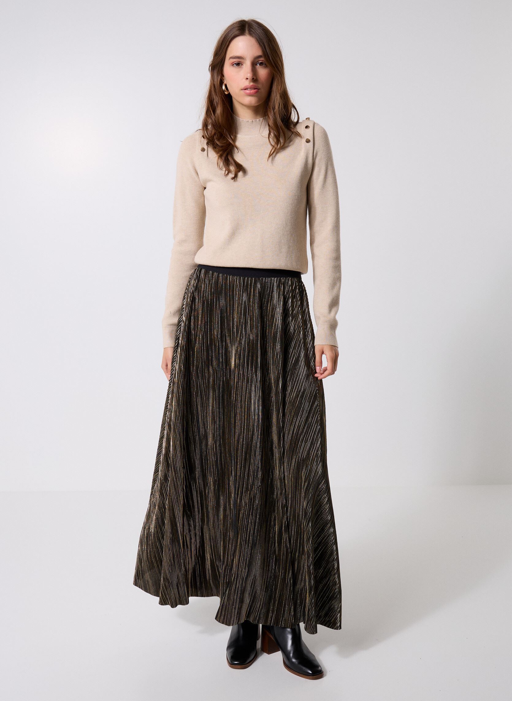Pulls T2113DN femme beige Molly Bracken Pulls T2113DN femme beige BEIGE
