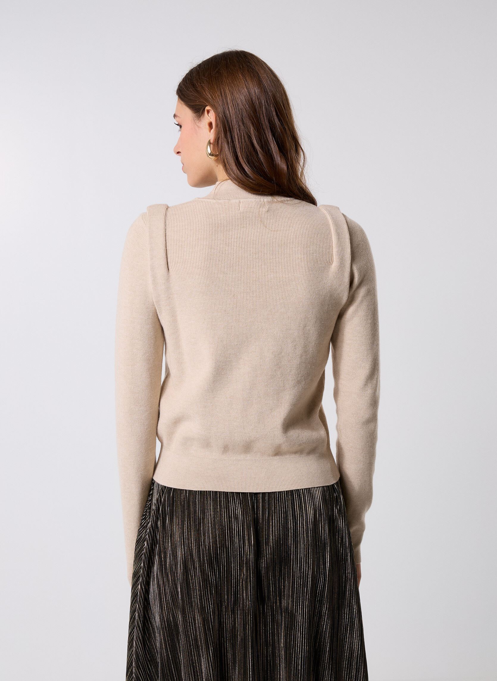 Pulls T2113DN femme beige Molly Bracken Pulls T2113DN femme beige BEIGE