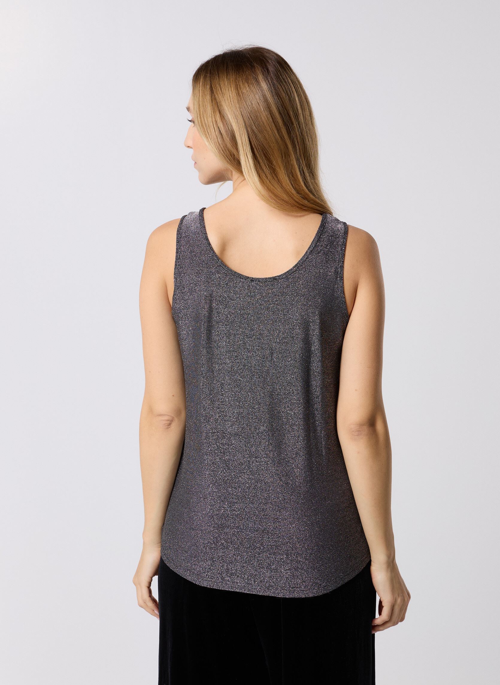 Tanktops T2135DN damen silber Molly Bracken Tanktops T2135DN damen silber SILVERY BLACK