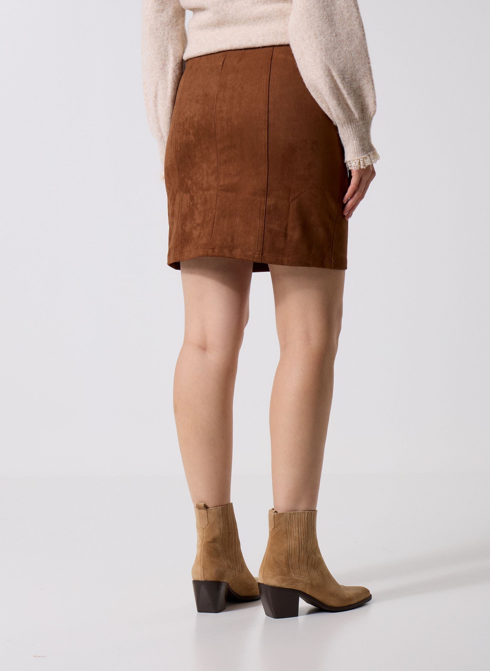Kurze Röcke T2136DH damen braun Molly Bracken Kurze Röcke T2136DH damen braun BROWN