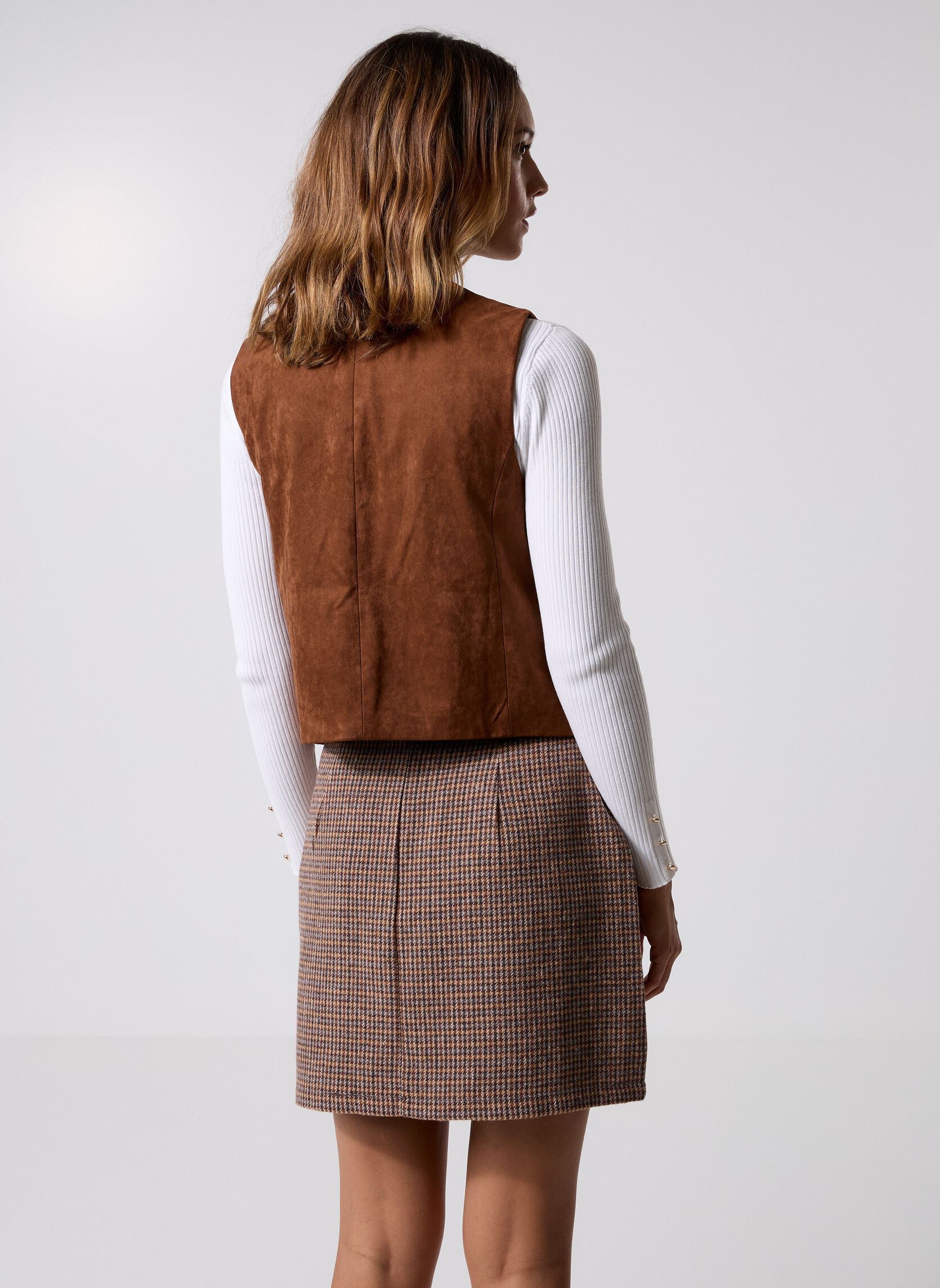 Vestes sans manches T2138DH femme marron Molly Bracken Vestes sans manches T2138DH femme marron BROWN