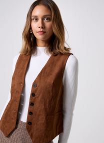 Vestes sans manches T2138DH femme marron