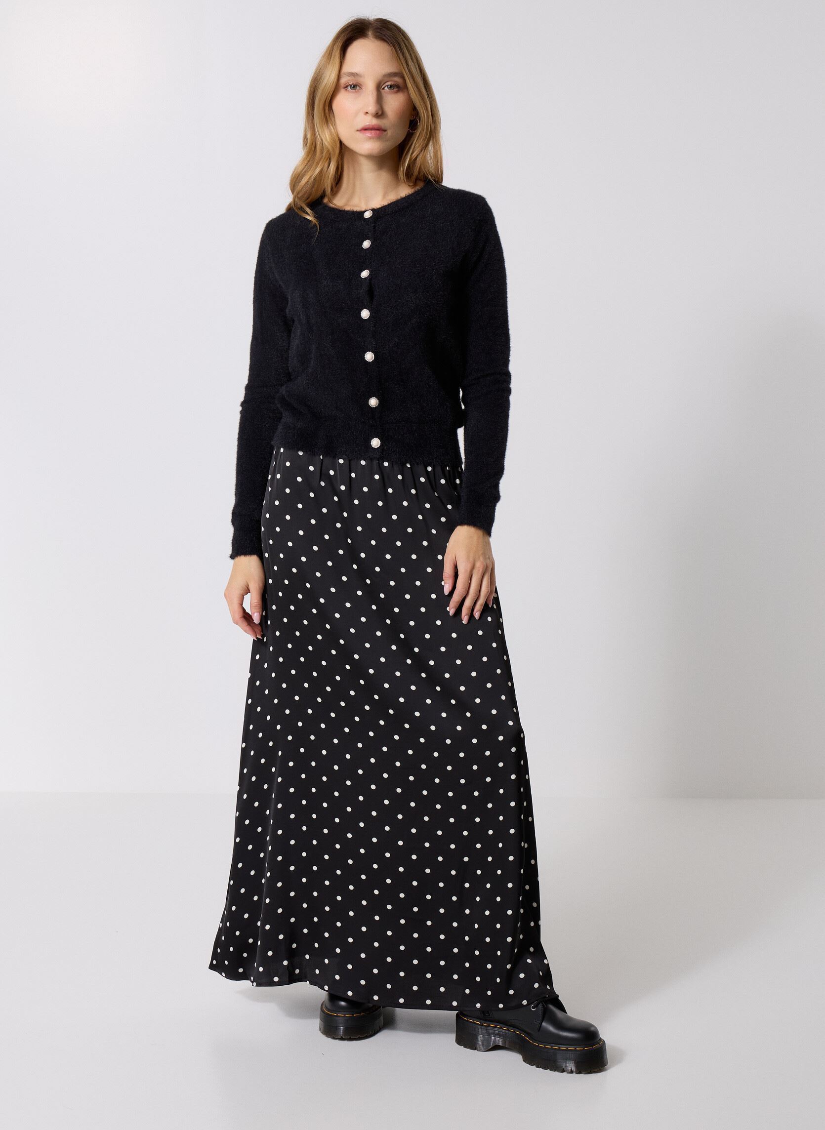 Jupes longues TF116DN femme noir Molly Bracken Jupes longues TF116DN femme noir BLACK