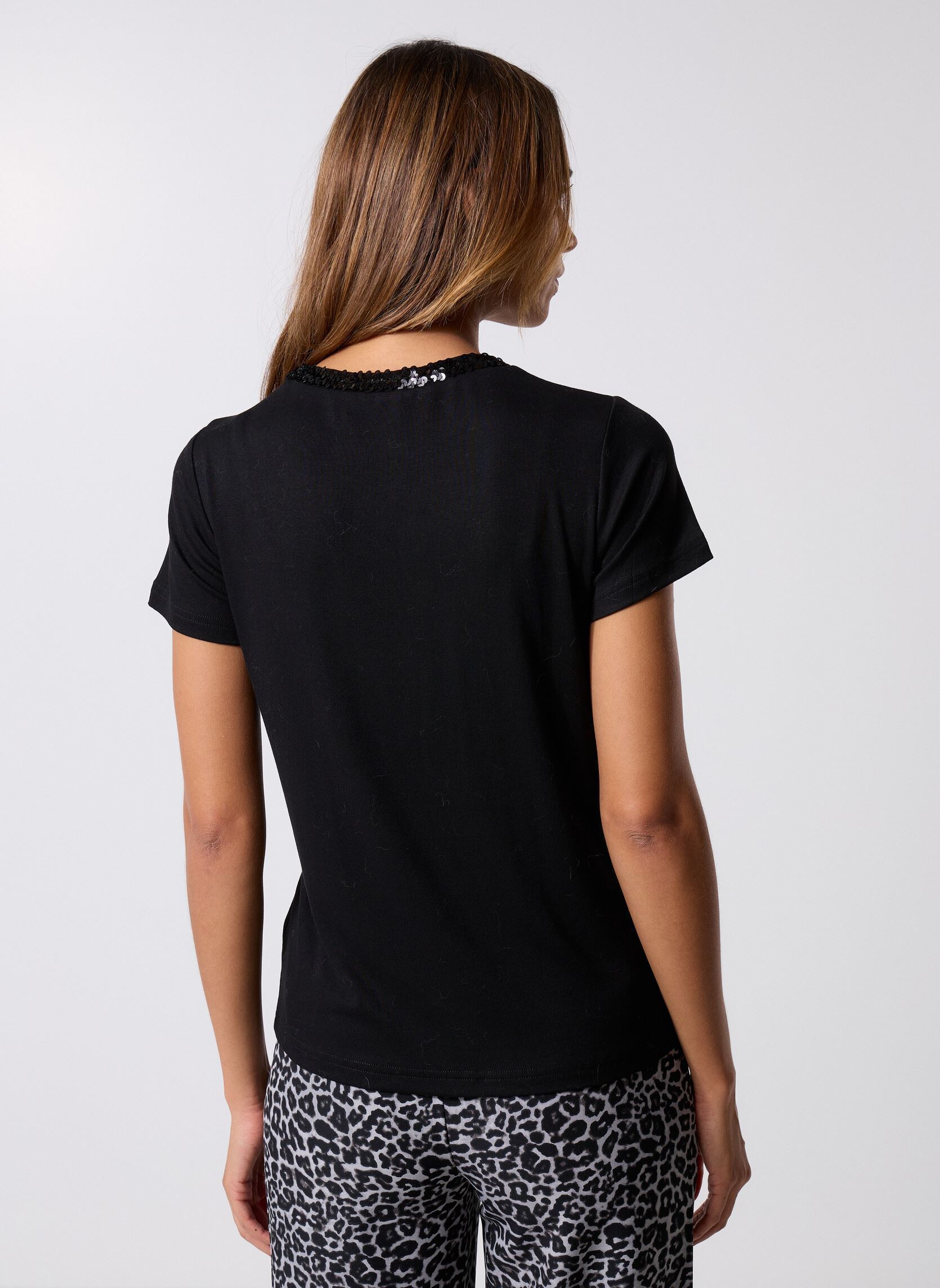 Tee-shirts TF118DN femme noir Molly Bracken Tee-shirts TF118DN femme noir BLACK