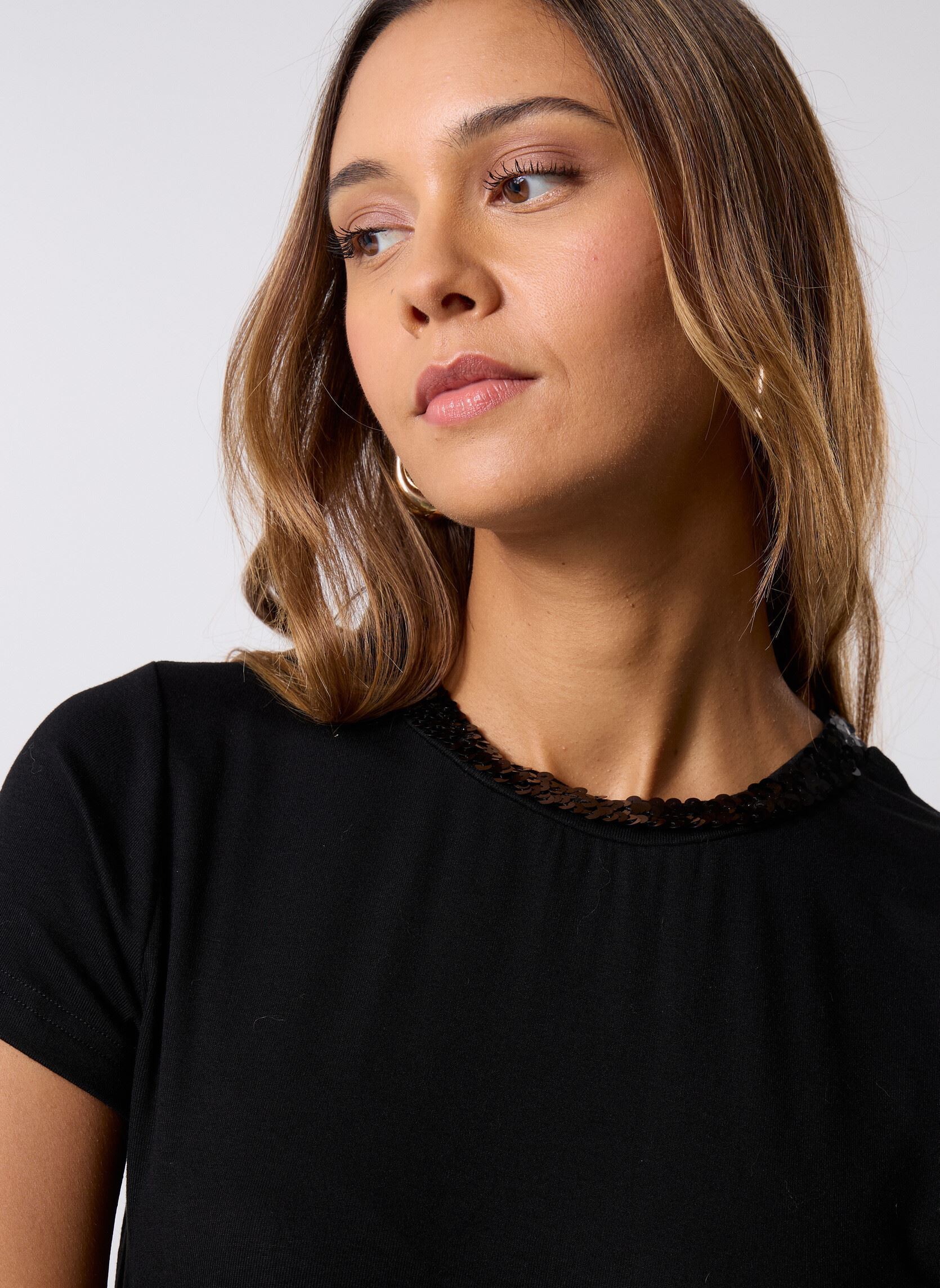 Tee-shirts TF118DN femme noir Molly Bracken Tee-shirts TF118DN femme noir BLACK