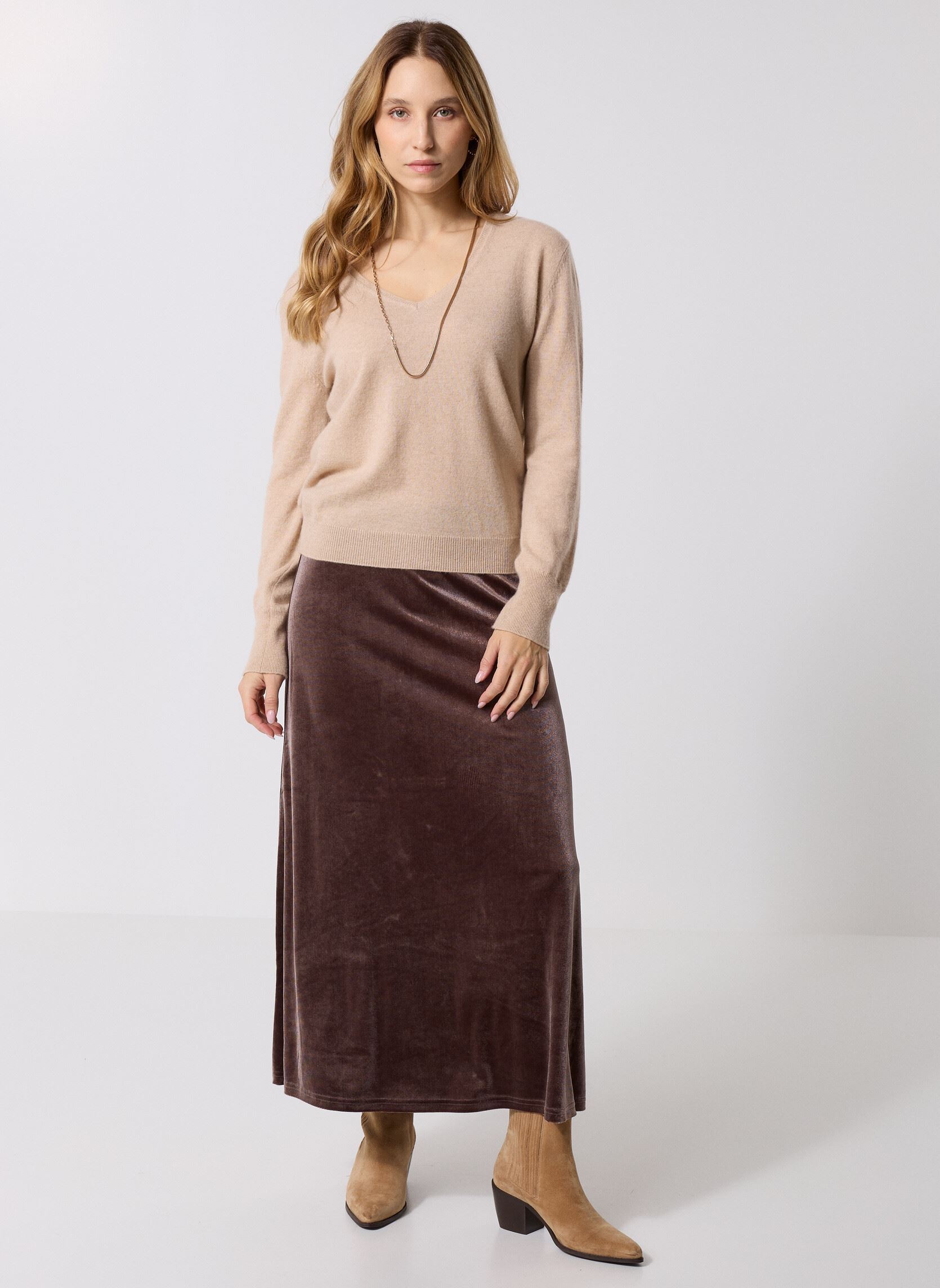 Lange rokken TF120DH dames bruin Molly Bracken Lange rokken TF120DH dames bruin BROWN
