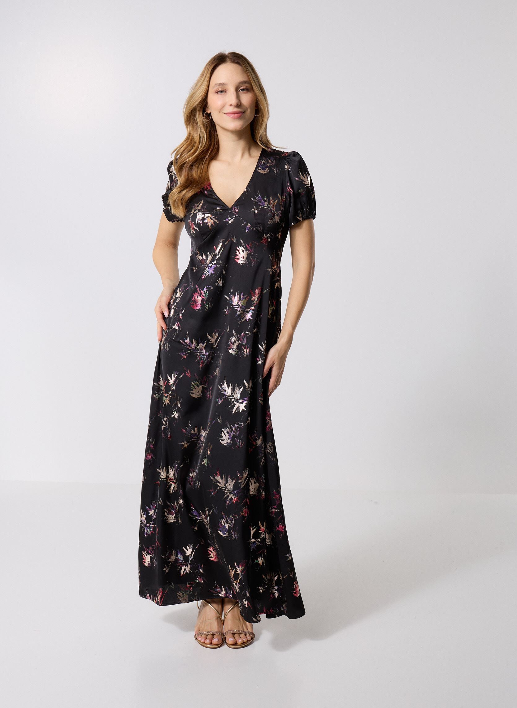 Lange Kleider TW148DN damen schwarz Molly Bracken Lange Kleider TW148DN damen schwarz BLACK