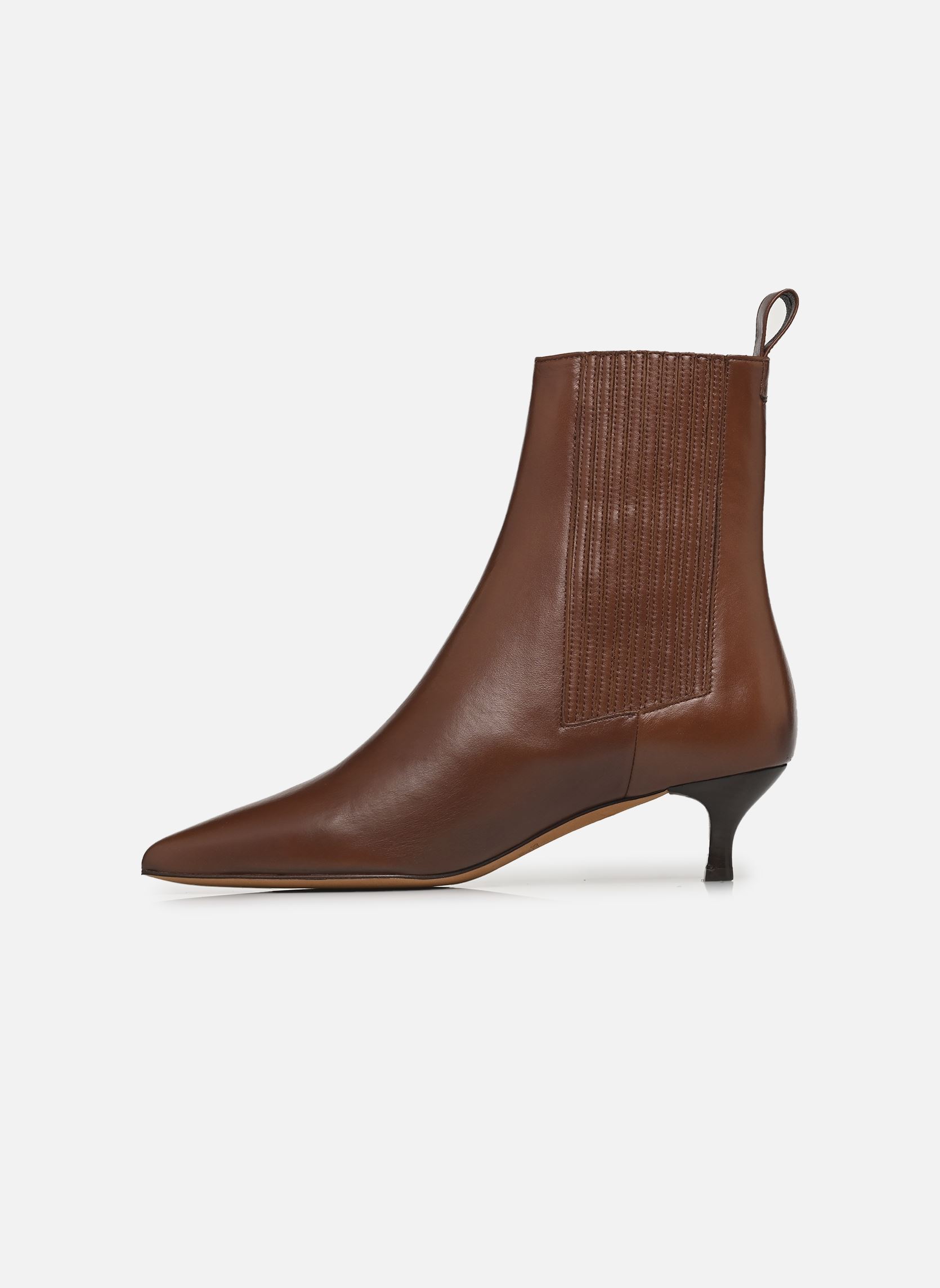 Bottines et boots Kamila Nappa femme marron Anthology Paris Bottines et boots Kamila Nappa femme marron CHOCOLAT