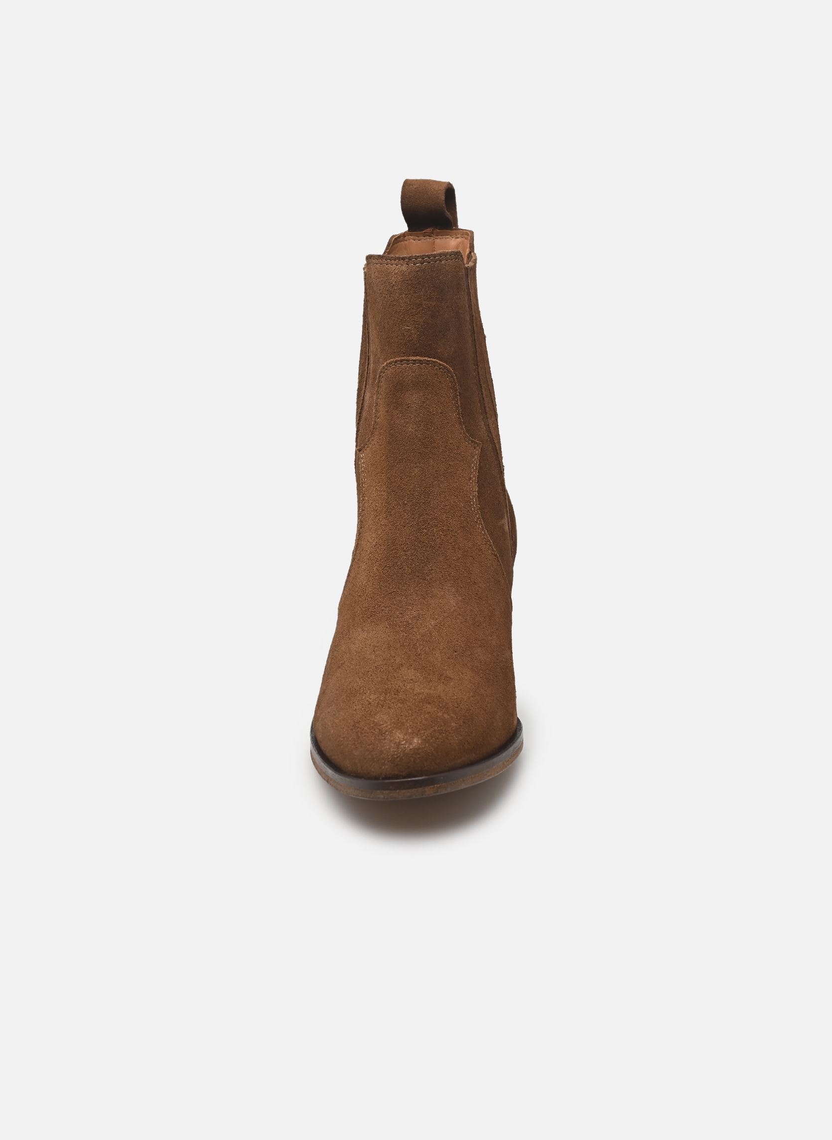 Cowboy boots Sofia Daim dames bruin Anthology Paris Cowboy boots Sofia Daim dames bruin TABAC 409