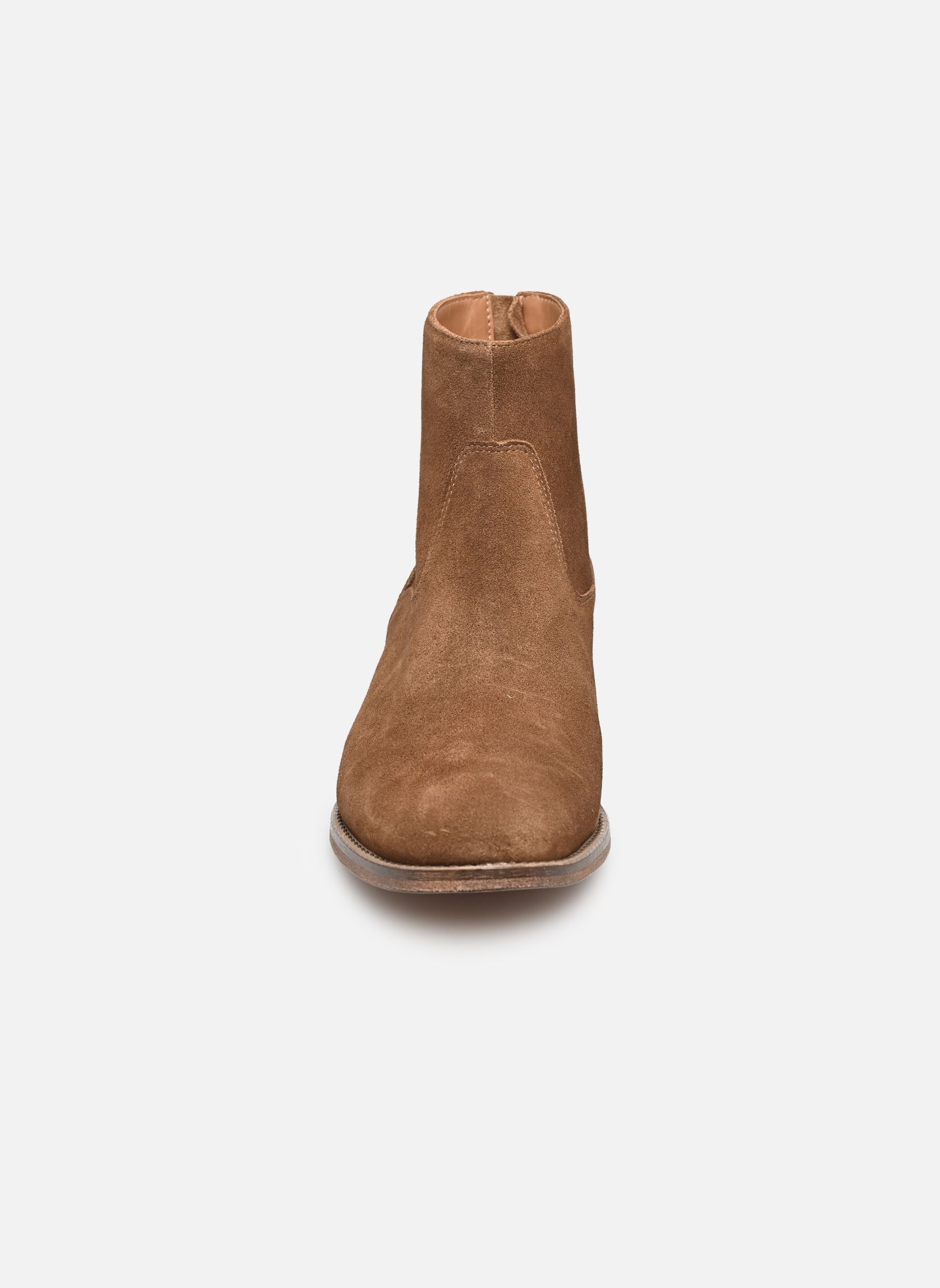 Bottines et boots 6800 Daim femme marron Anthology Paris Bottines et boots 6800 Daim femme marron TABAC 409