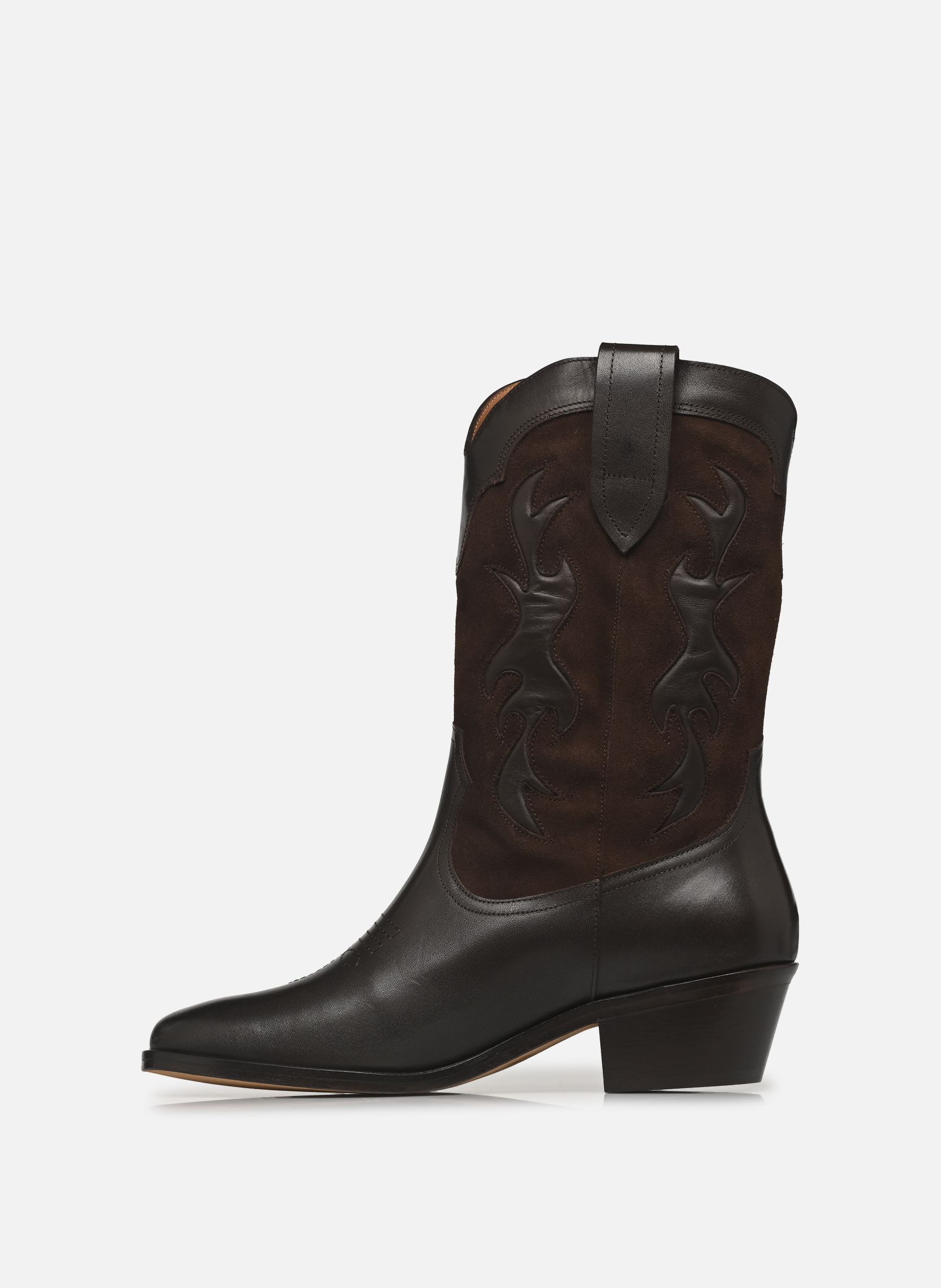 Bottines santiags Wanda Alfa femme noir Anthology Paris Bottines santiags Wanda Alfa femme noir CASTANO/COFFEE