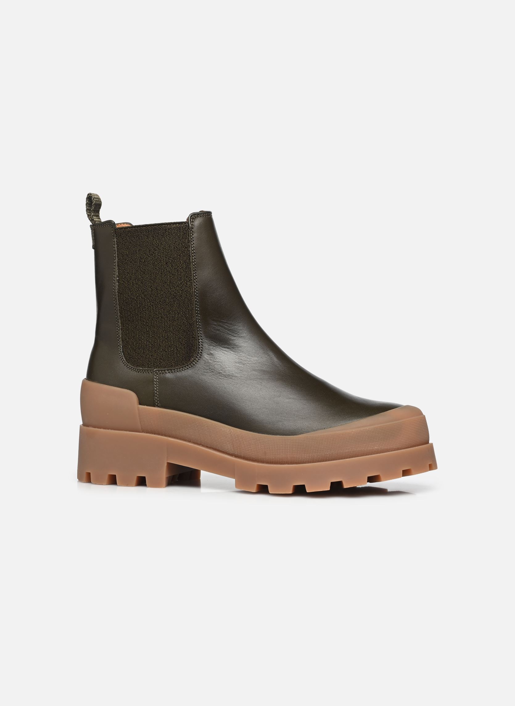 Bottines et boots Livia Alfa femme vert Anthology Paris Bottines et boots Livia Alfa femme vert VERDE