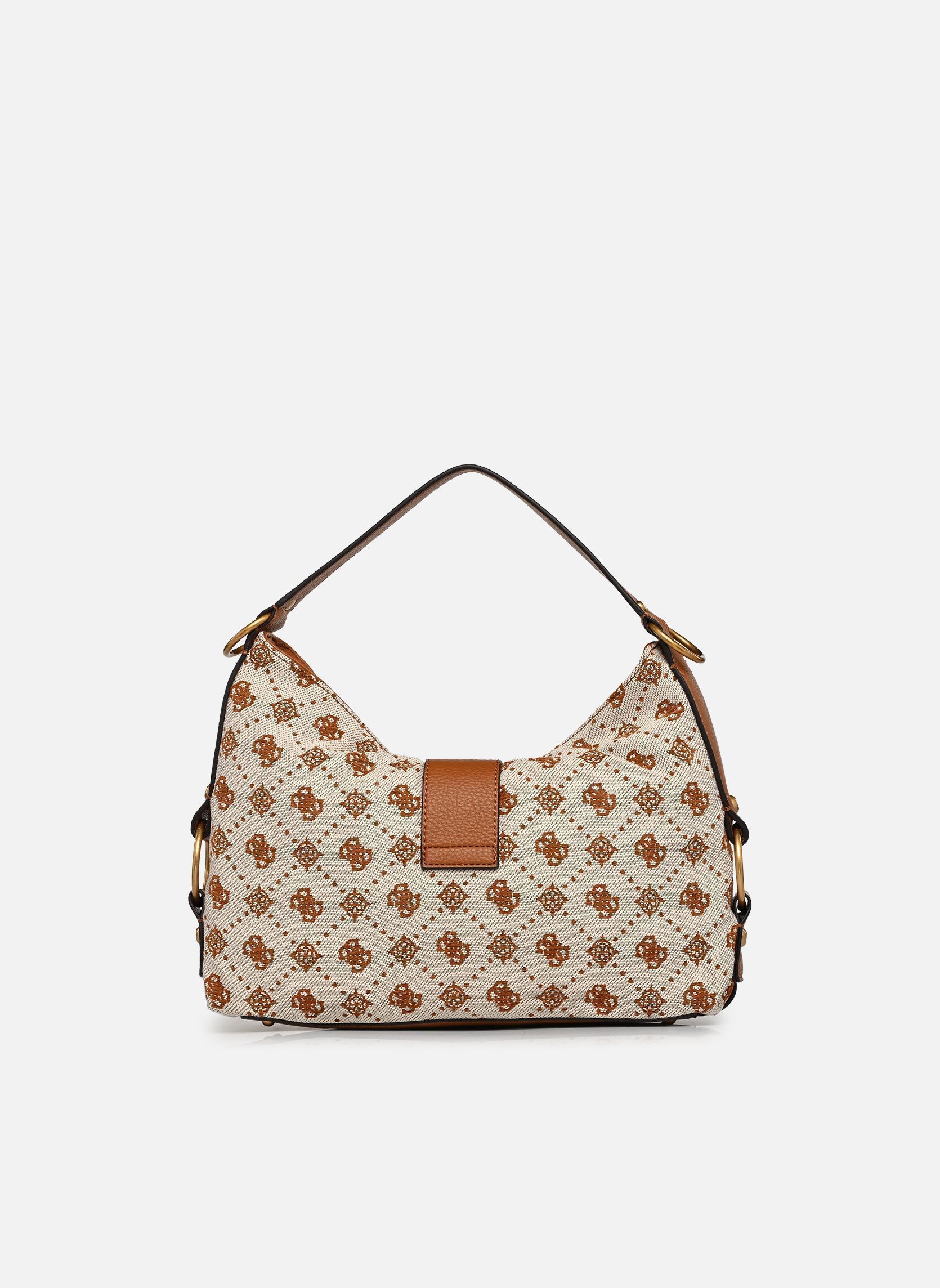 Umhängetaschen Camden Shoulder Bag damen braun Guess Umhängetaschen Camden Shoulder Bag damen braun COGNAC LOGO