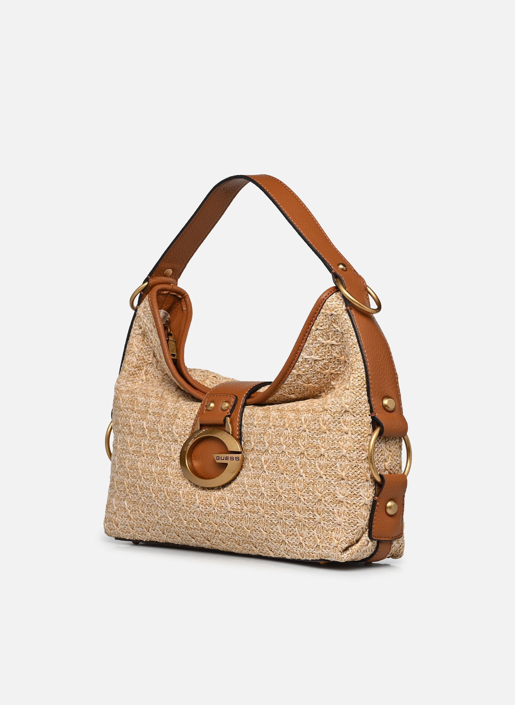 Umhängetaschen Camden Shoulder Bag damen braun Guess Umhängetaschen Camden Shoulder Bag damen braun NATURAL/COGNAC