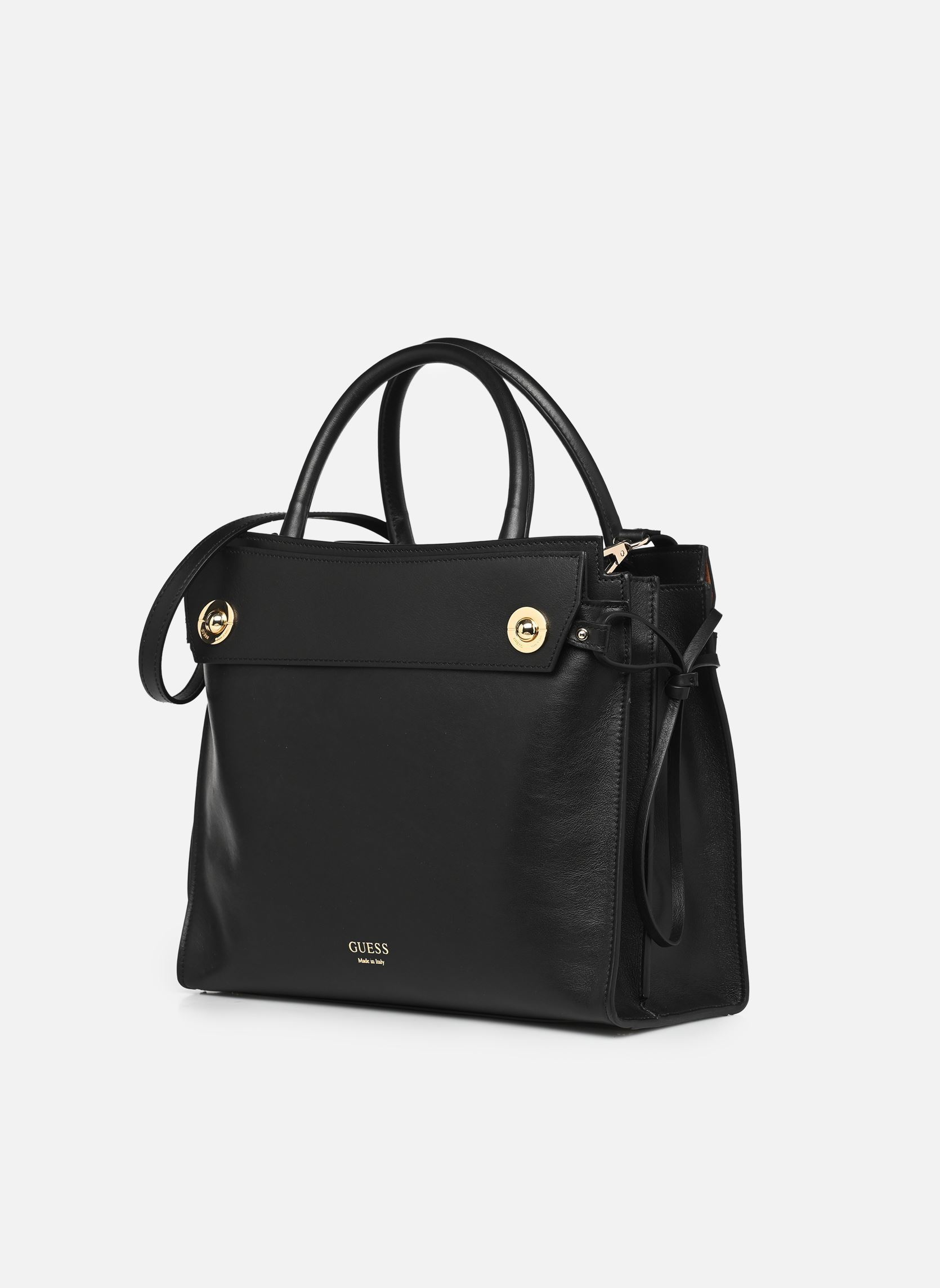Handtassen Bianca Medium Soft Satchel dames zwart Guess Handtassen Bianca Medium Soft Satchel dames zwart BLACK