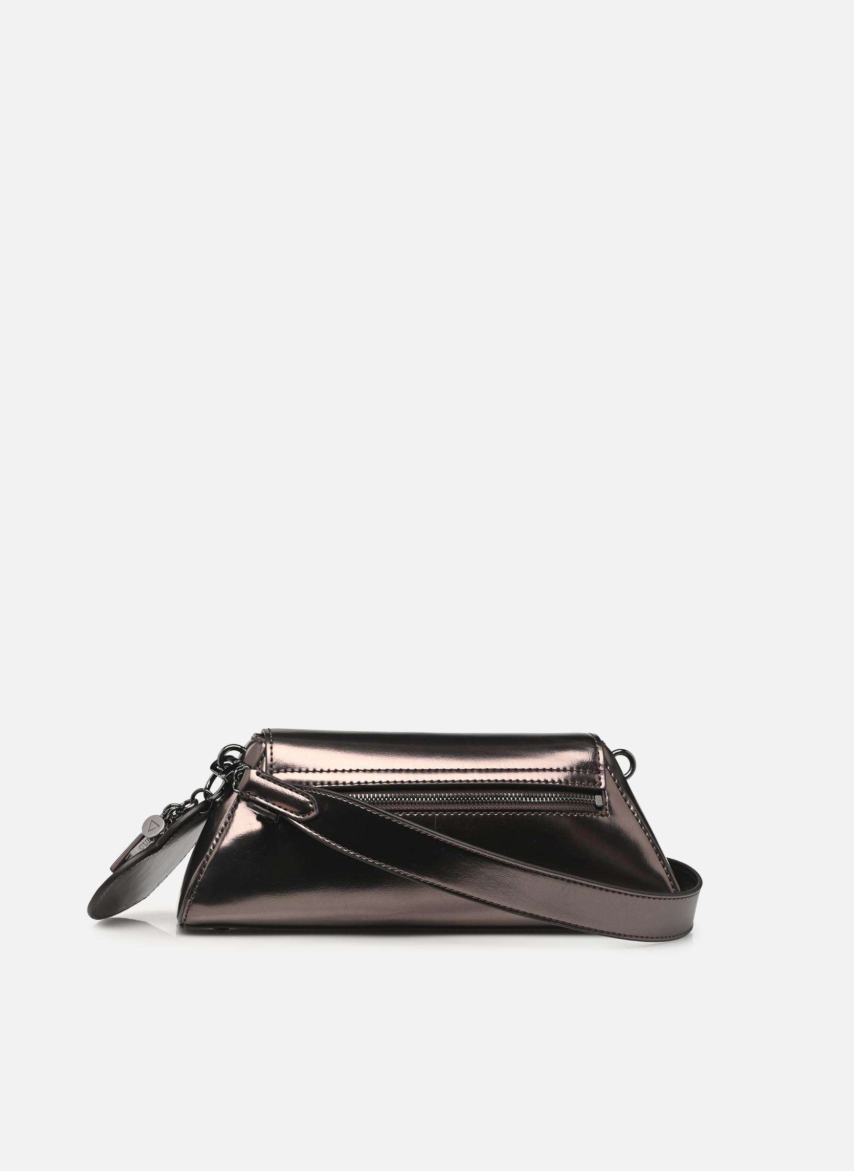 Umhängetaschen Bolena Flap Shoulder Bag damen silber Guess Umhängetaschen Bolena Flap Shoulder Bag damen silber PEWTER