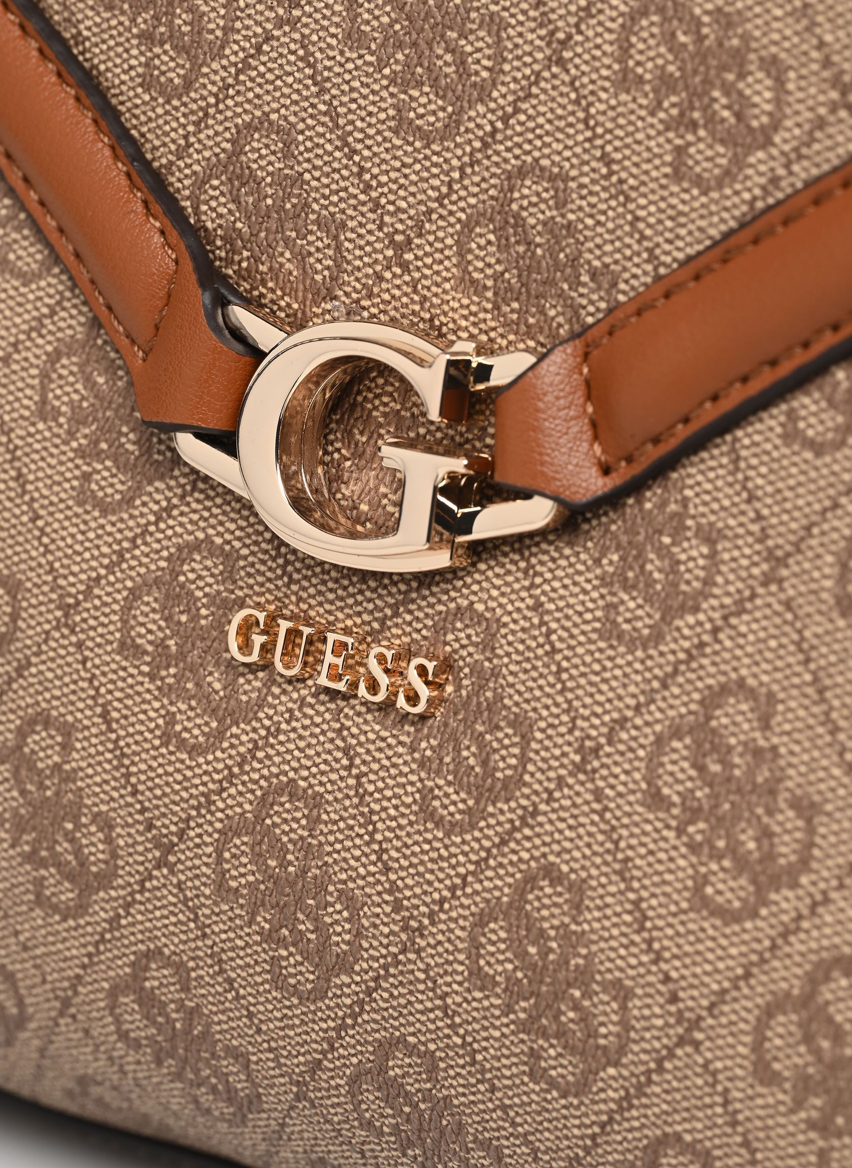 Handtassen Dea Girlfriend Satchel dames bruin Guess Handtassen Dea Girlfriend Satchel dames bruin LATTE LOGO