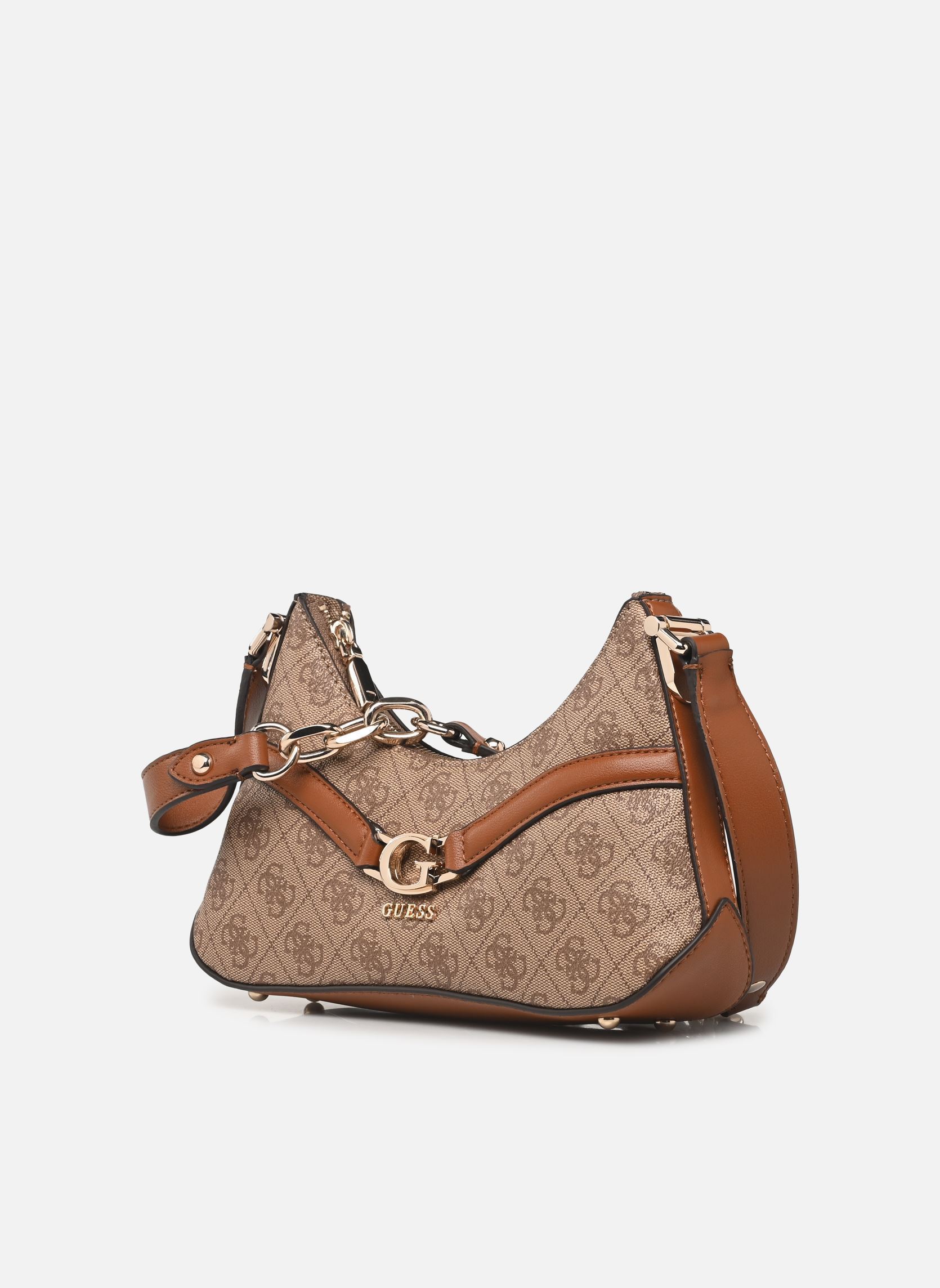 Schoudertassen Dea Crossbody Top Zip dames bruin Guess Schoudertassen Dea Crossbody Top Zip dames bruin LATTE LOGO