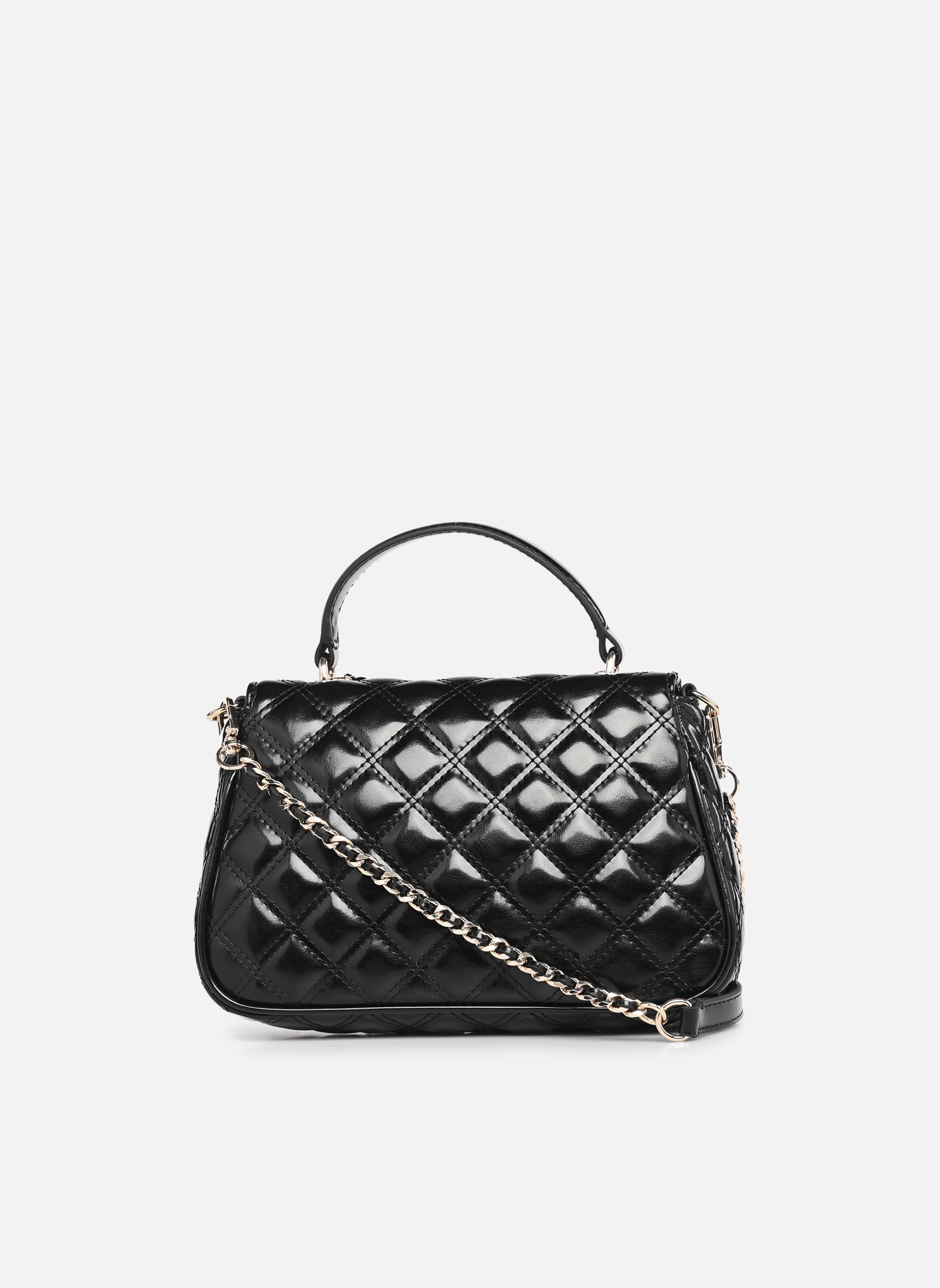 Schoudertassen Giully Ii Top Handle Flap dames zwart Guess Schoudertassen Giully Ii Top Handle Flap dames zwart BLACK