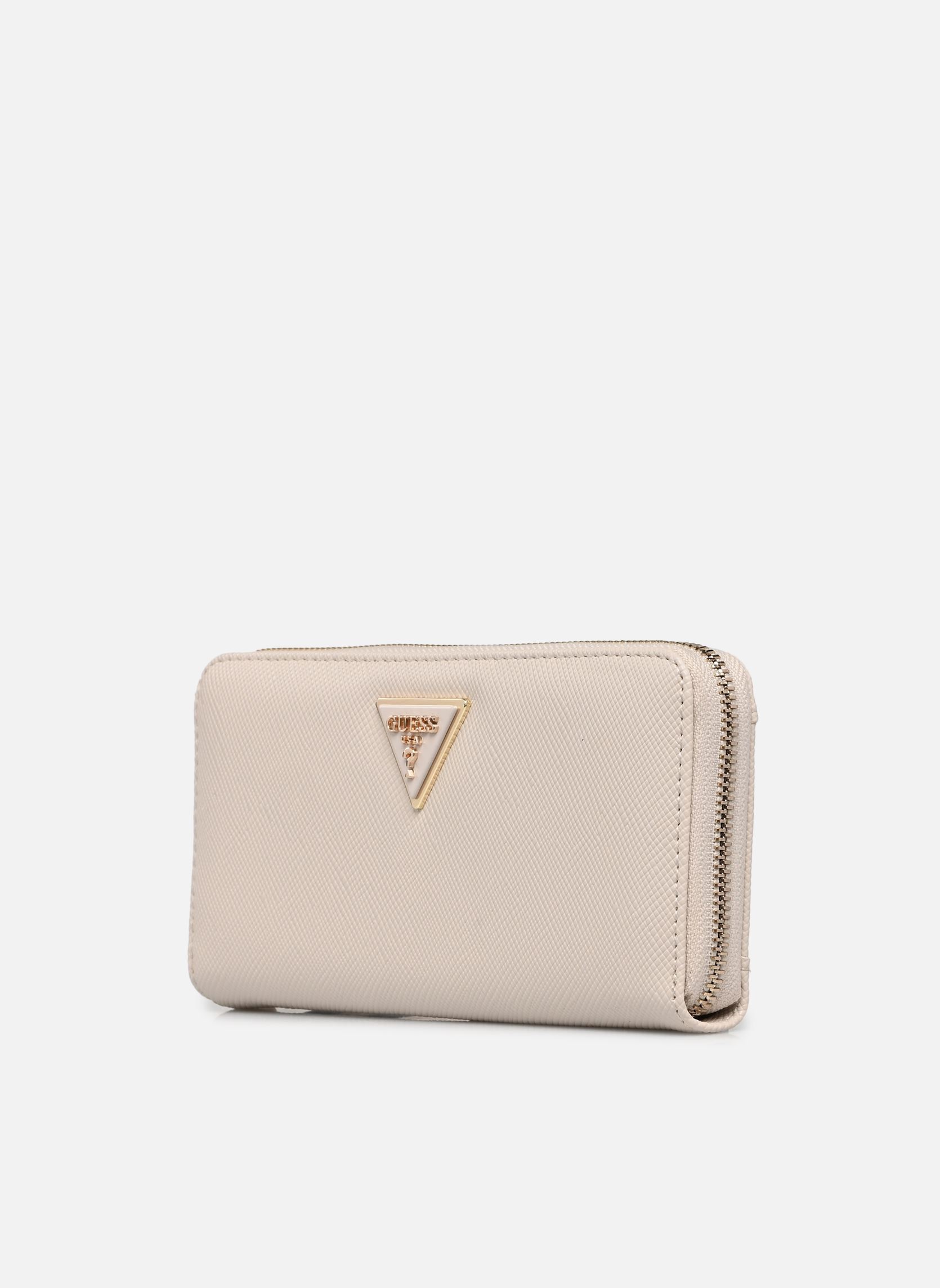Portemonnees Laurel Ii Slg Large Zip Around dames wit Guess Portemonnees Laurel Ii Slg Large Zip Around dames wit BONE