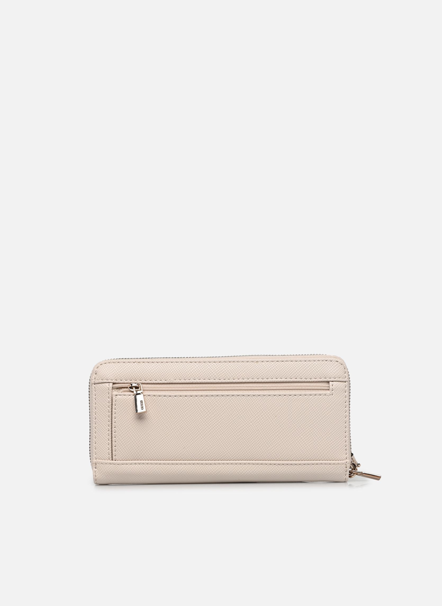 Portemonnees Laurel Ii Slg Large Zip Around dames wit Guess Portemonnees Laurel Ii Slg Large Zip Around dames wit BONE
