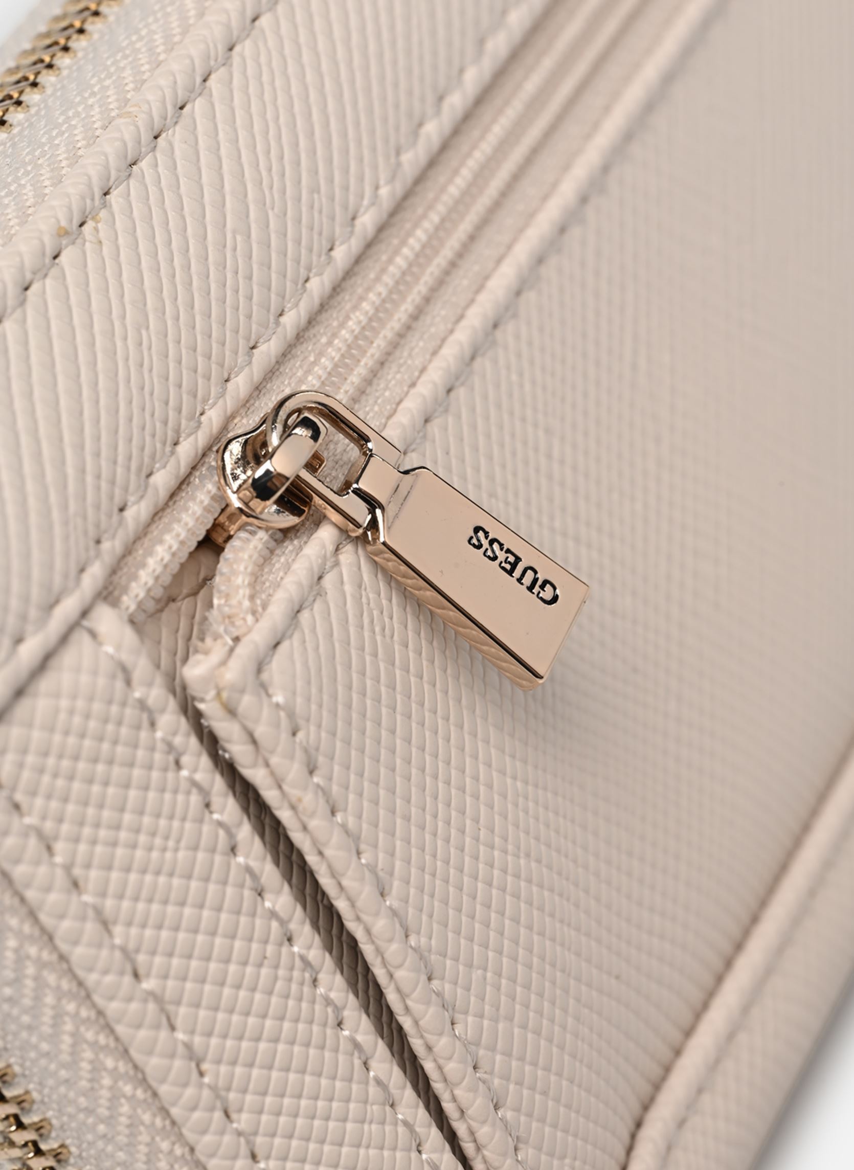 Portemonnees Laurel Ii Slg Large Zip Around dames wit Guess Portemonnees Laurel Ii Slg Large Zip Around dames wit BONE