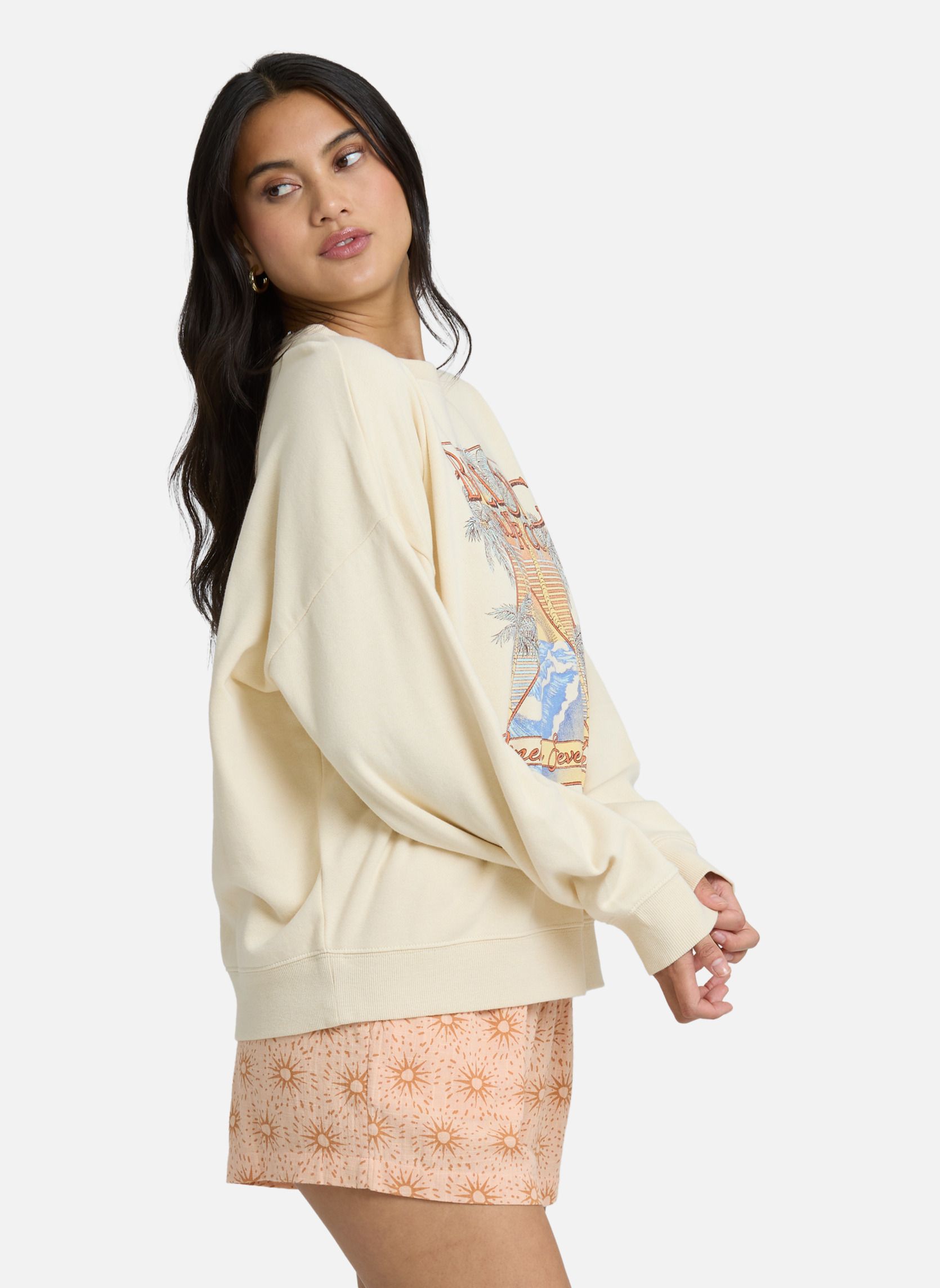 Sweats à capuche Sweat à capuche ECHO femme beige Billabong Sweats à capuche Sweat à capuche ECHO femme beige Beige chiné