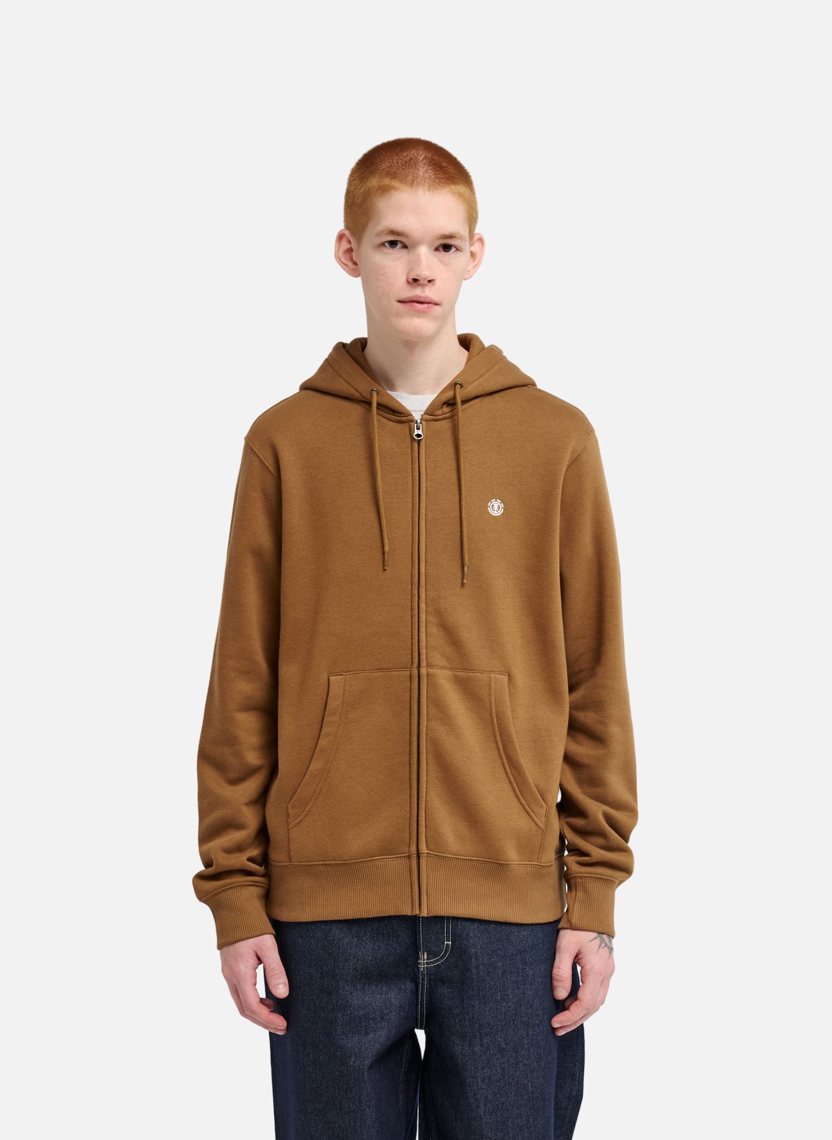Sweats à capuche Icon Embroidery homme marron Element Sweats à capuche Icon Embroidery homme marron Marron