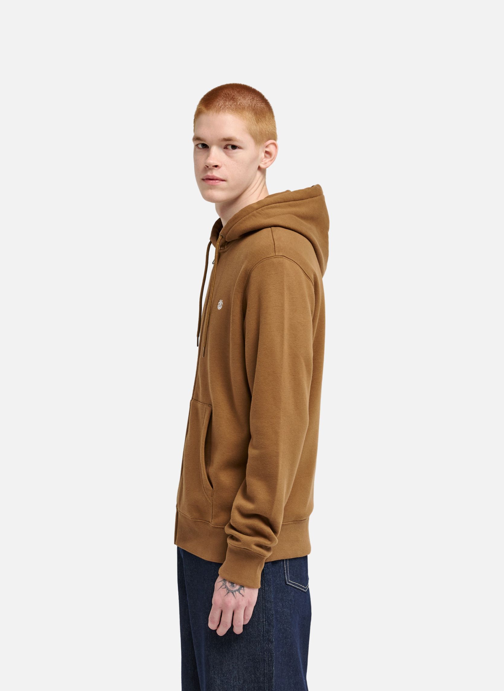 Sweats à capuche Icon Embroidery homme marron Element Sweats à capuche Icon Embroidery homme marron Marron