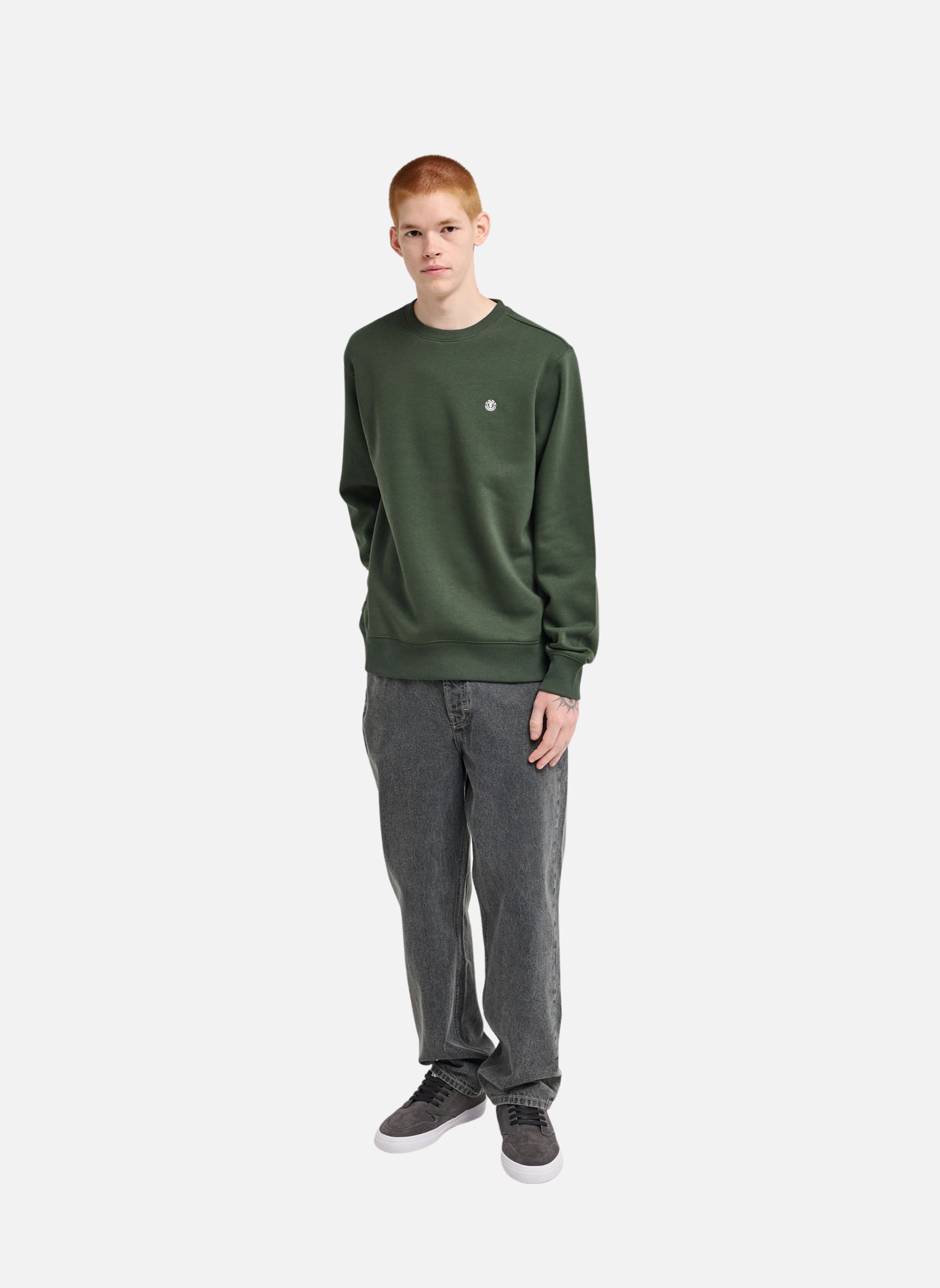 Sweats à capuche Icon Embroidery Cr homme vert Element Sweats à capuche Icon Embroidery Cr homme vert Vert