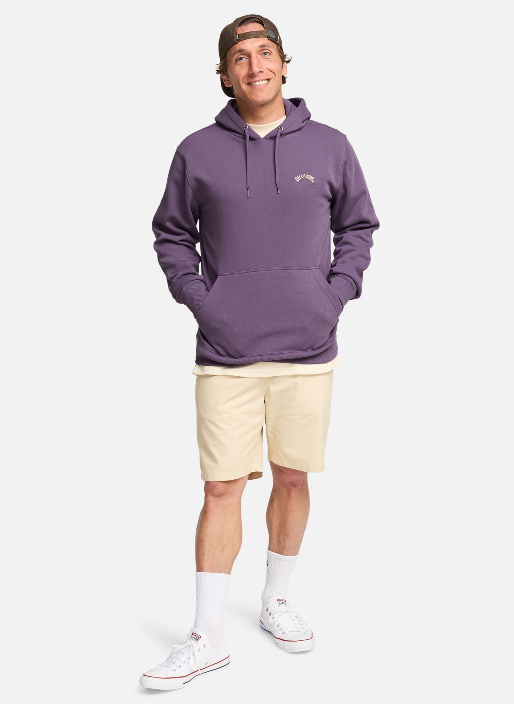 Sweats à capuche Arch Po homme violet Billabong Sweats à capuche Arch Po homme violet Violet
