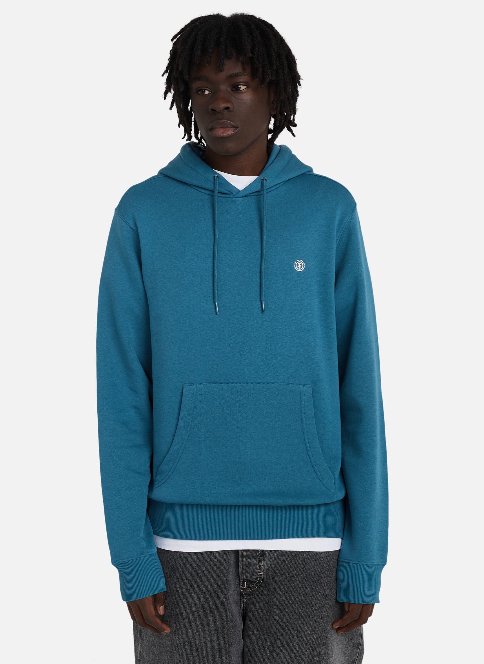 Sweats à capuche Icon Embroidery Po homme bleu Element Sweats à capuche Icon Embroidery Po homme bleu Bleu