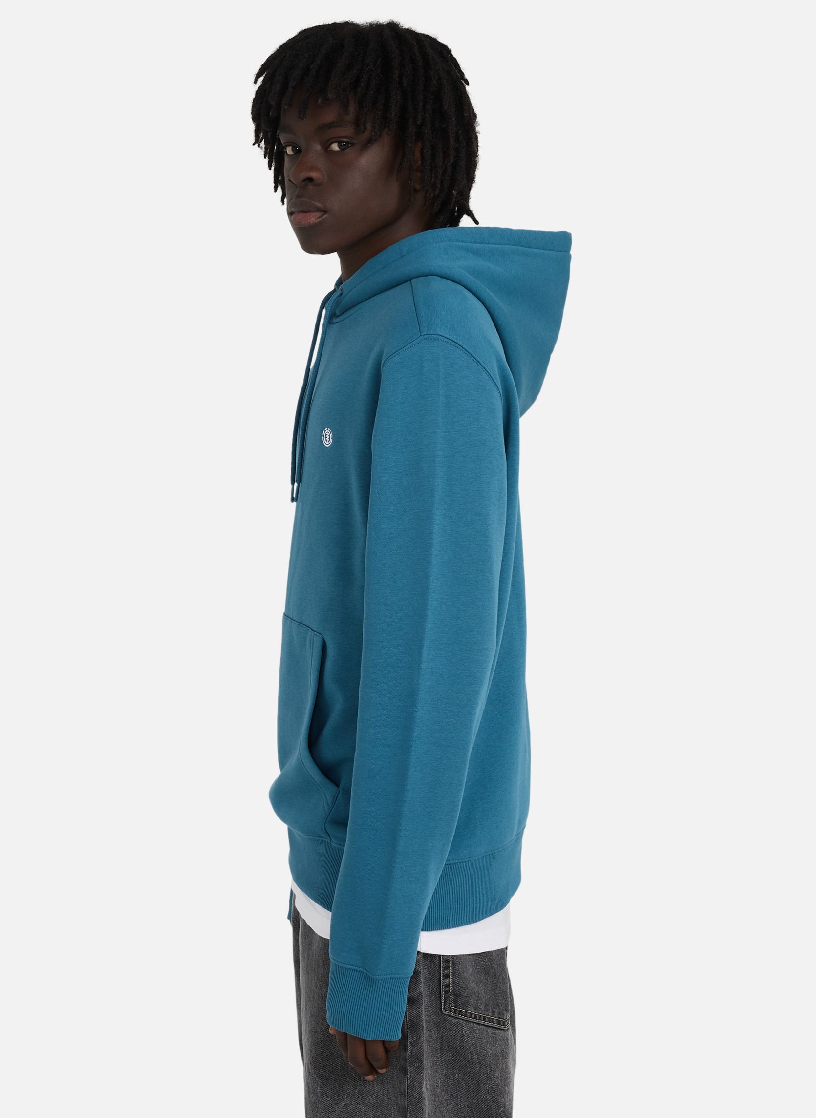 Sweats à capuche Icon Embroidery Po homme bleu Element Sweats à capuche Icon Embroidery Po homme bleu Bleu