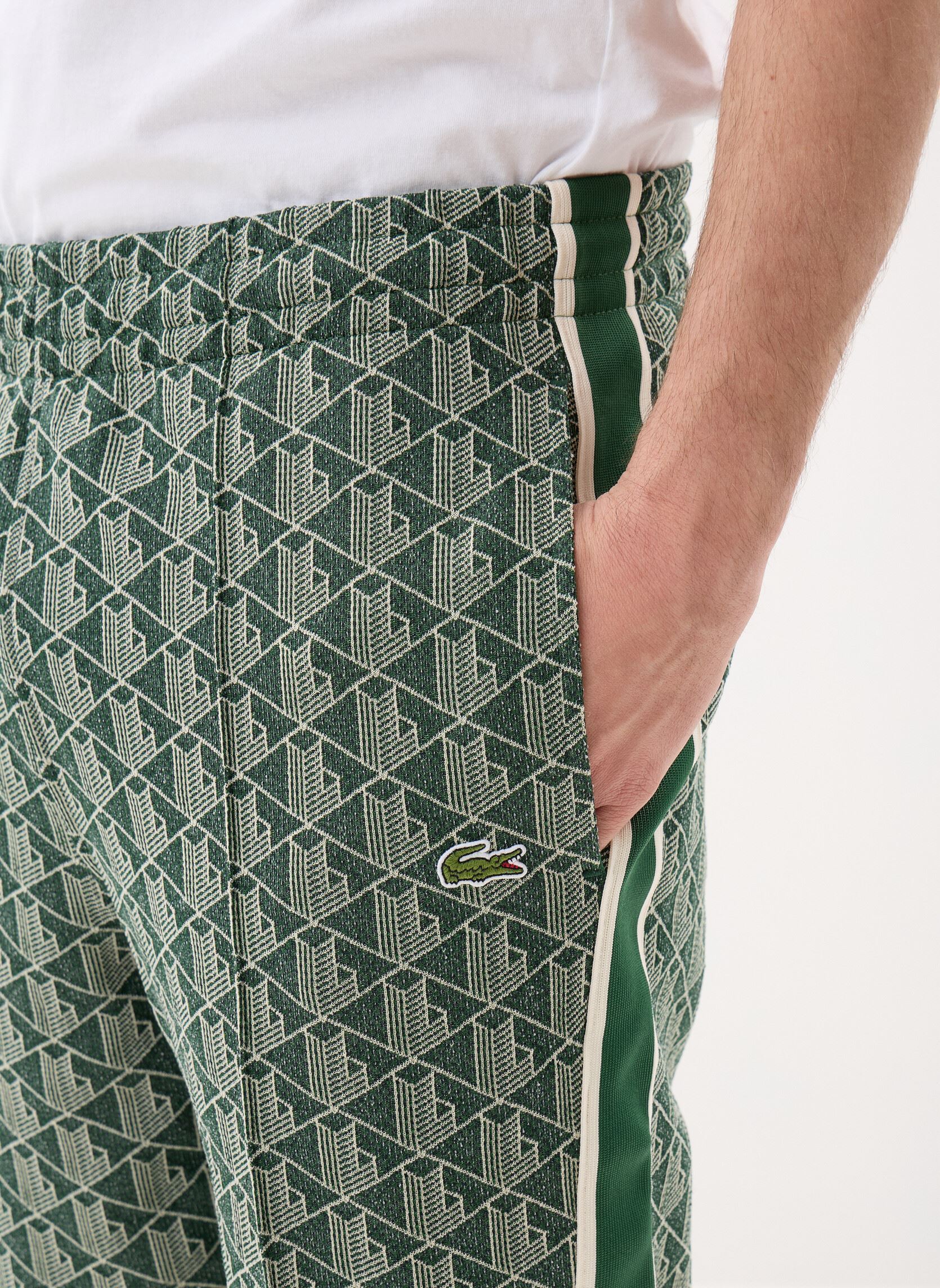 Joggingbroeken Pantalon de survêtement XH1440 heren groen Lacoste Joggingbroeken Pantalon de survêtement XH1440 heren groen VERT/SINOPLE