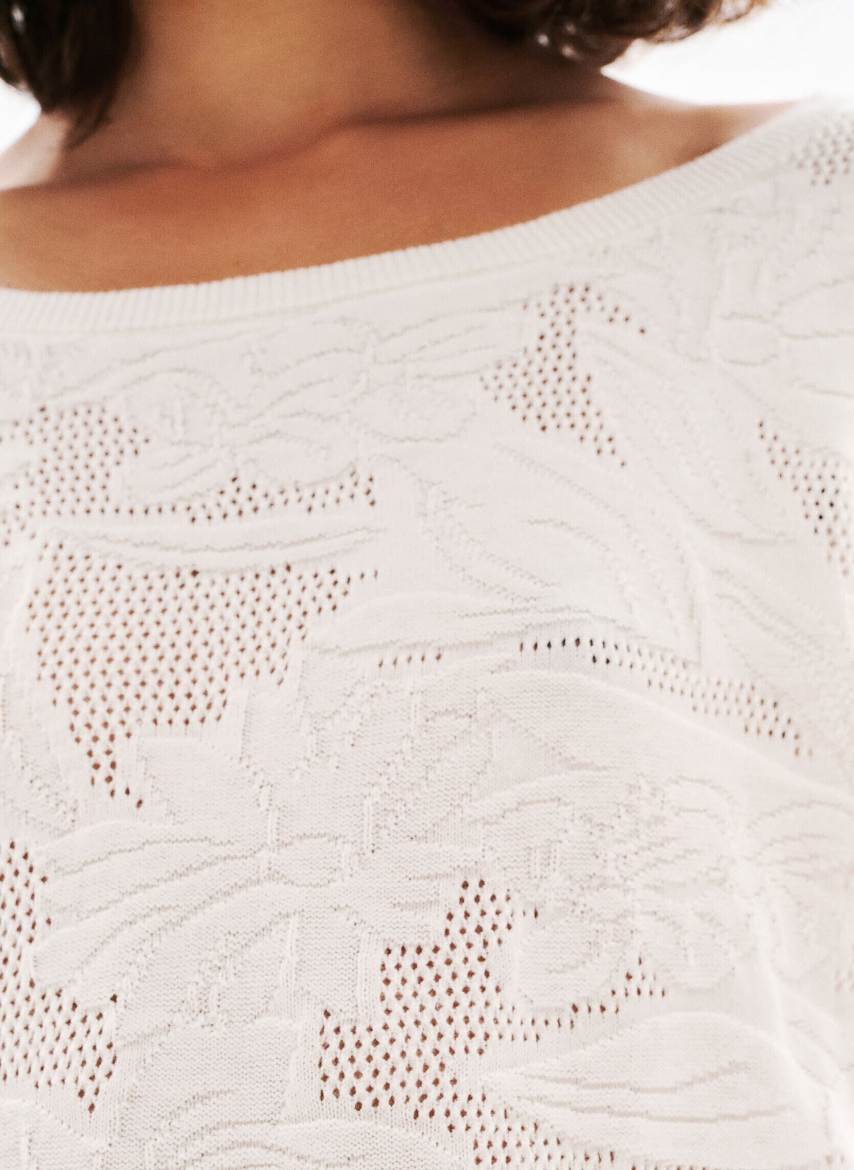 Pullover 252K-MIALIE damen weiß Caroll Pullover 252K-MIALIE damen weiß LUCENT WHITE