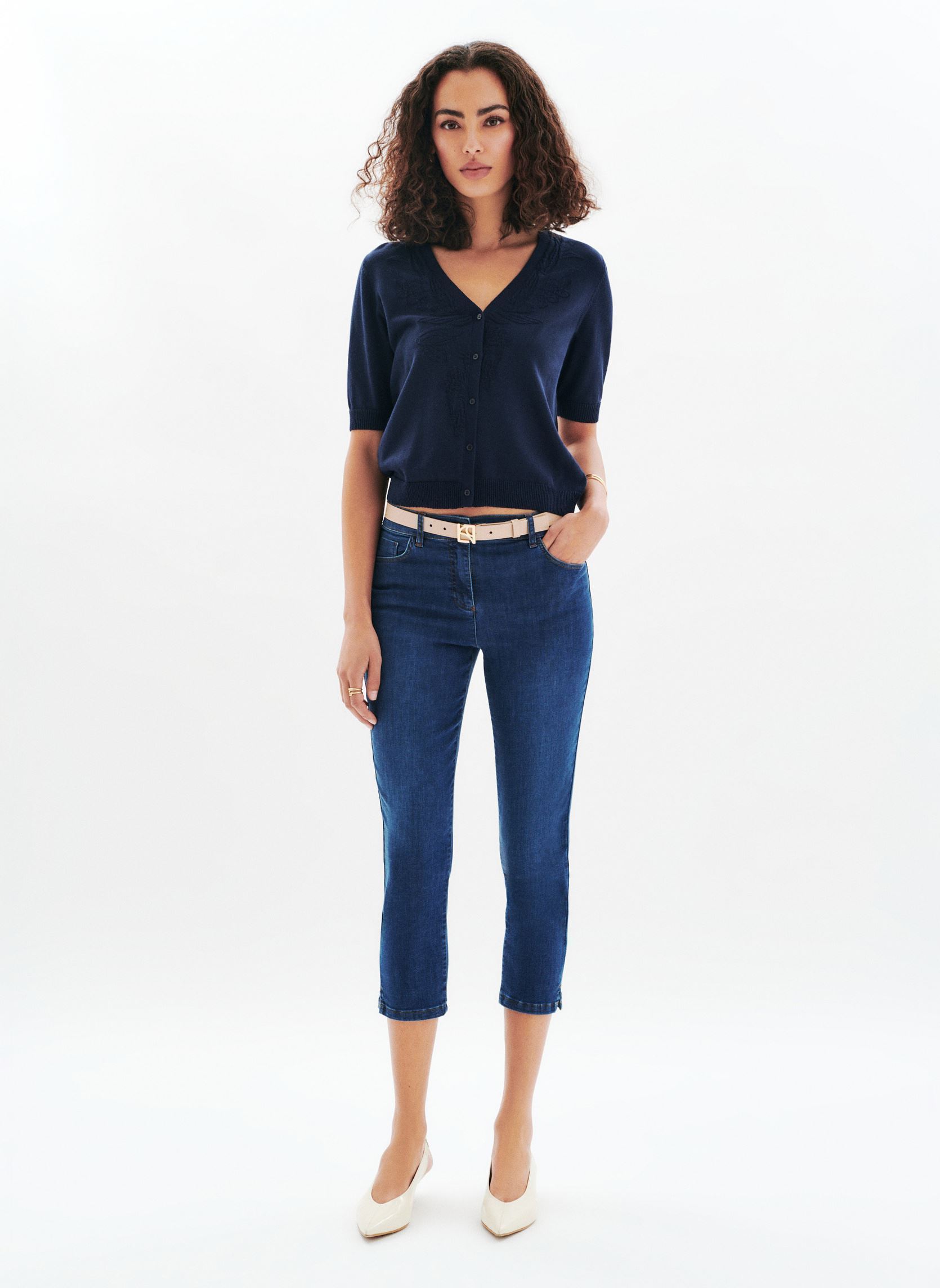 Vesten 252K-MIRELLA dames blauw Caroll Vesten 252K-MIRELLA dames blauw SKY CAPTAIN