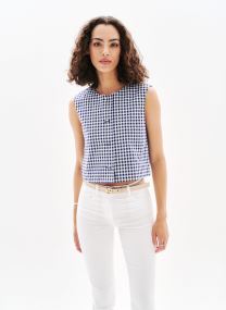 Korte mouw overhemden 252C-CNOEMIE1 dames blauw Caroll Korte mouw overhemden 252C-CNOEMIE1 dames blauw CRLIMP/AQUA BLUE/VICHY