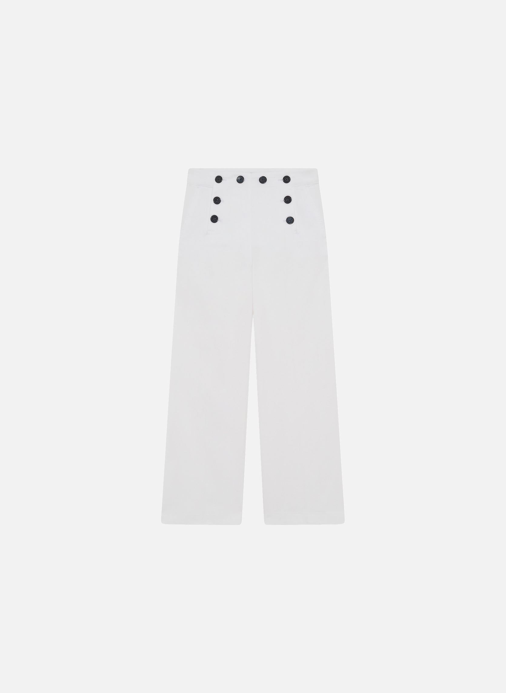 Straight Leg Hosen 252P-PAOLINO damen weiß Caroll Straight Leg Hosen 252P-PAOLINO damen weiß GOJI BERRY