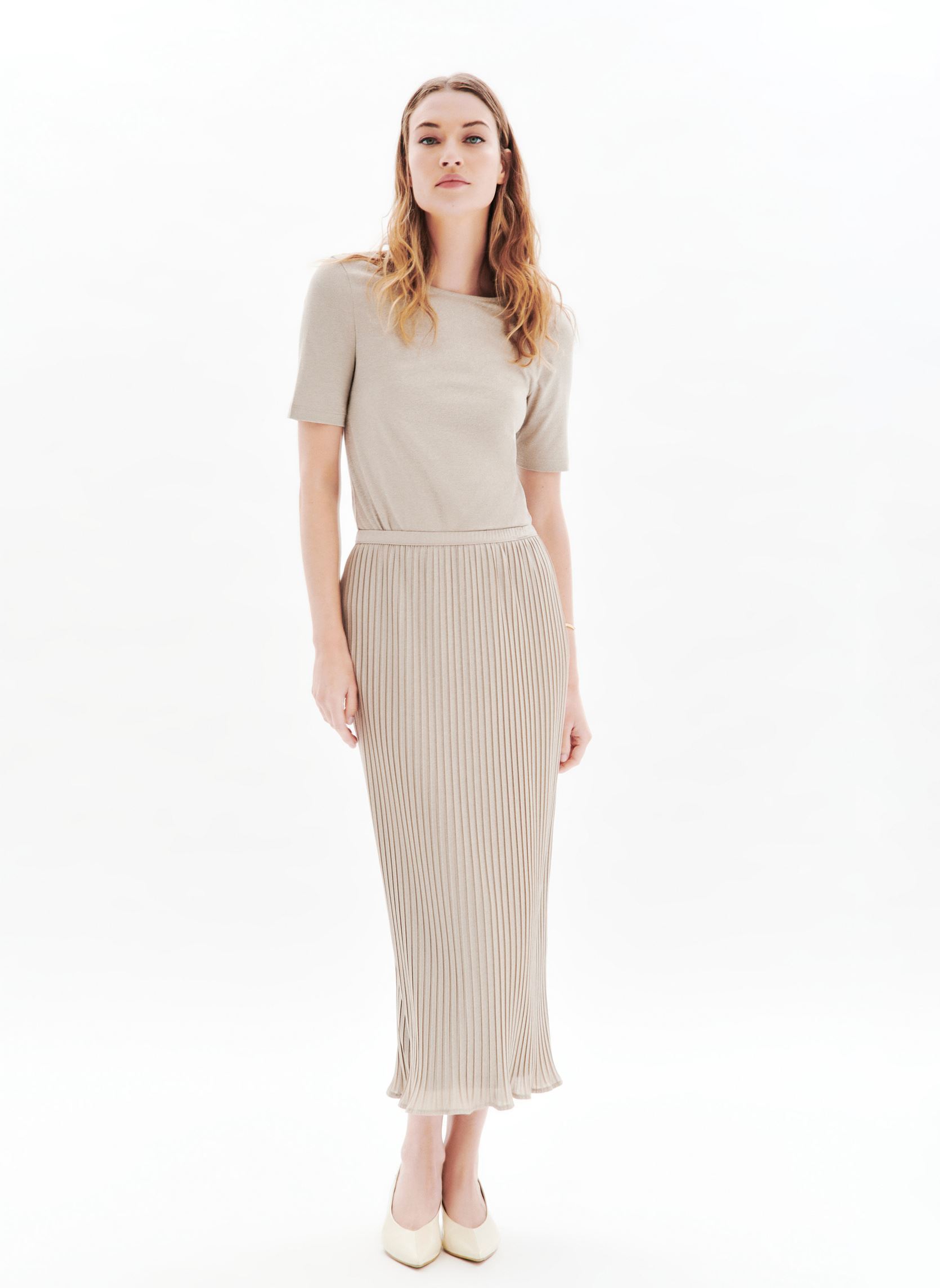 Midi-Röcke 252J-JAM damen beige Caroll Midi-Röcke 252J-JAM damen beige WHISPER PINK