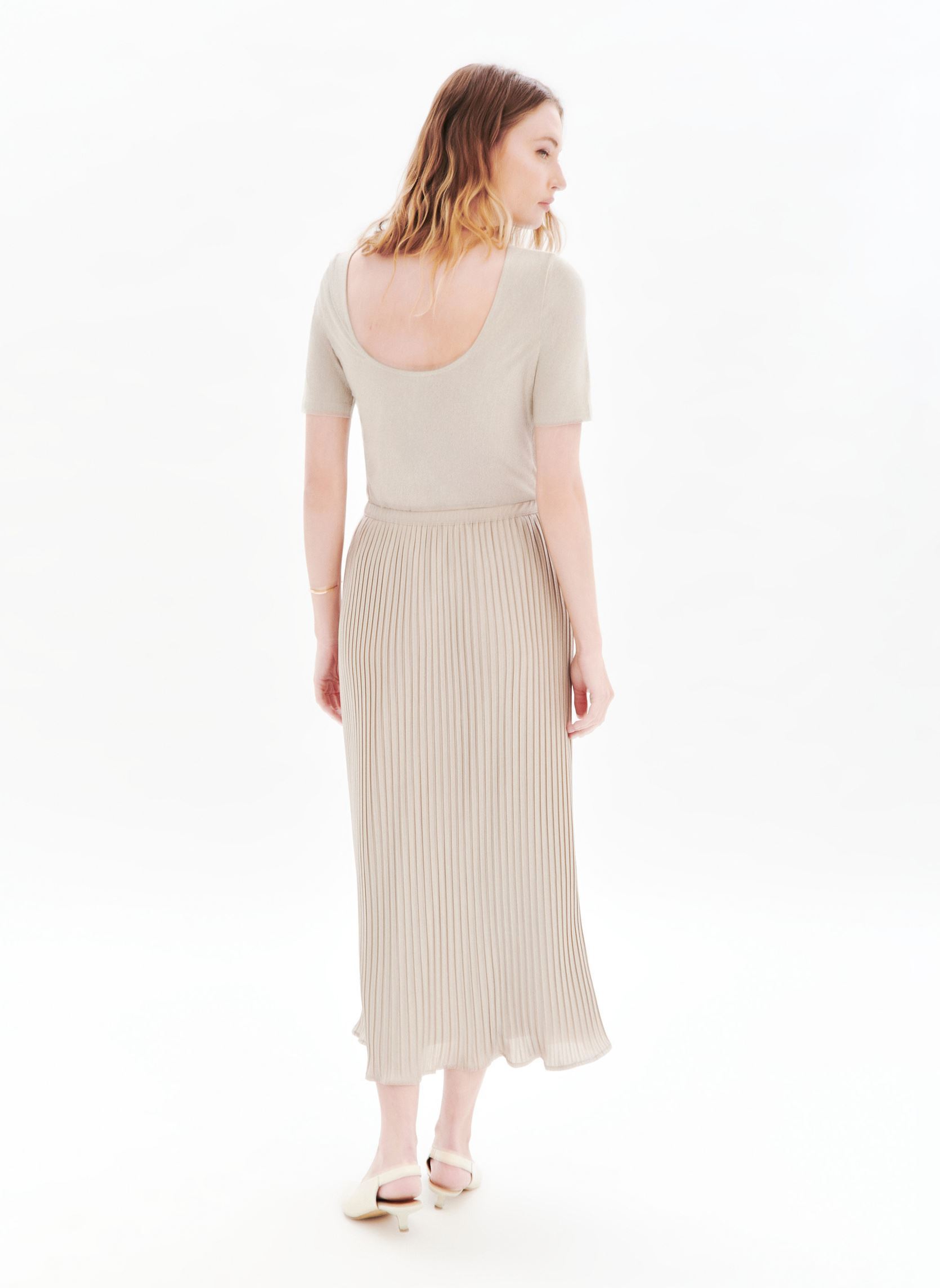 Midi-Röcke 252J-JAM damen beige Caroll Midi-Röcke 252J-JAM damen beige WHISPER PINK