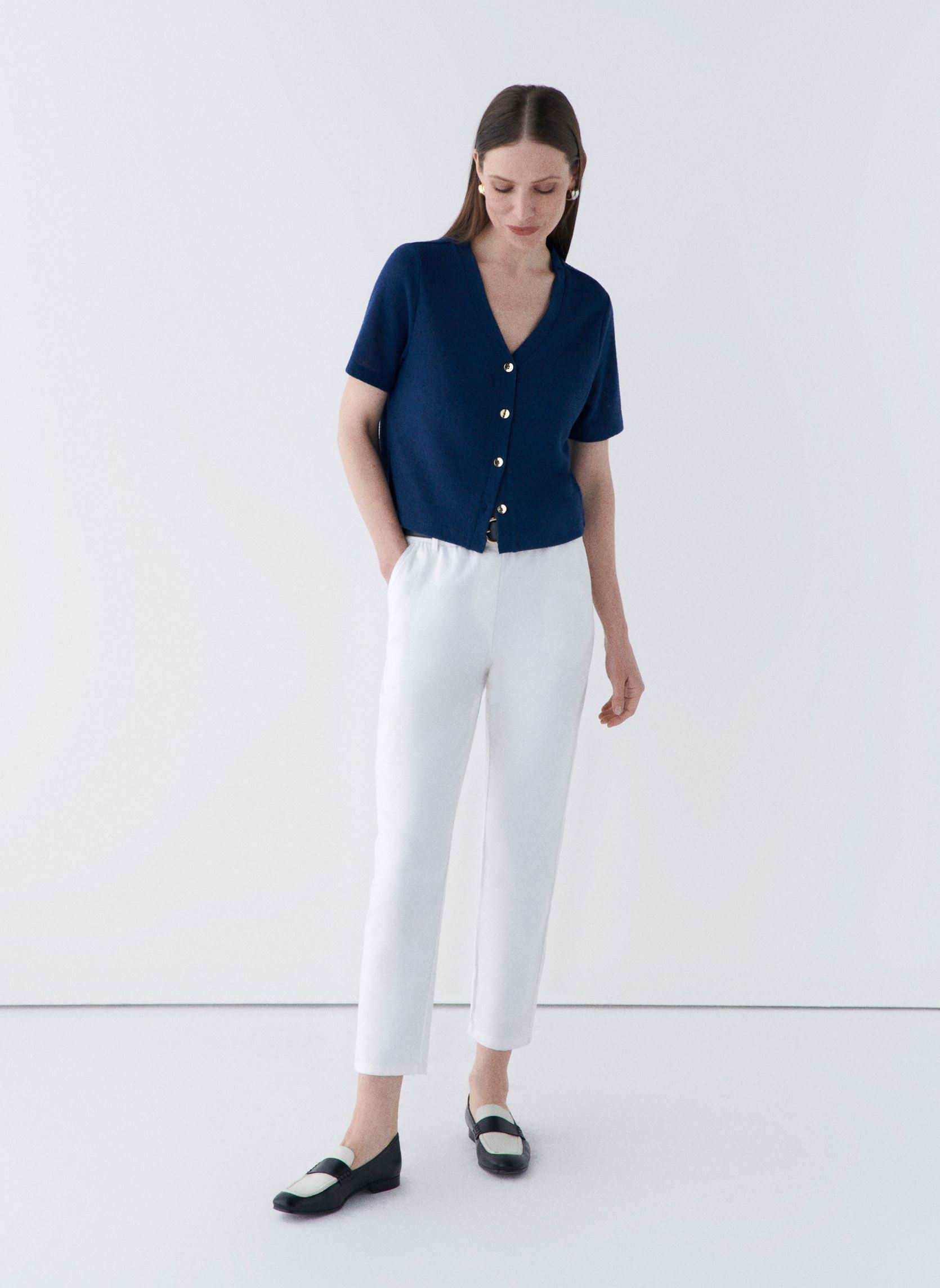 T-shirts met korte mouwen 242T-TVACANCES dames blauw Caroll T-shirts met korte mouwen 242T-TVACANCES dames blauw DENIM MOYEN