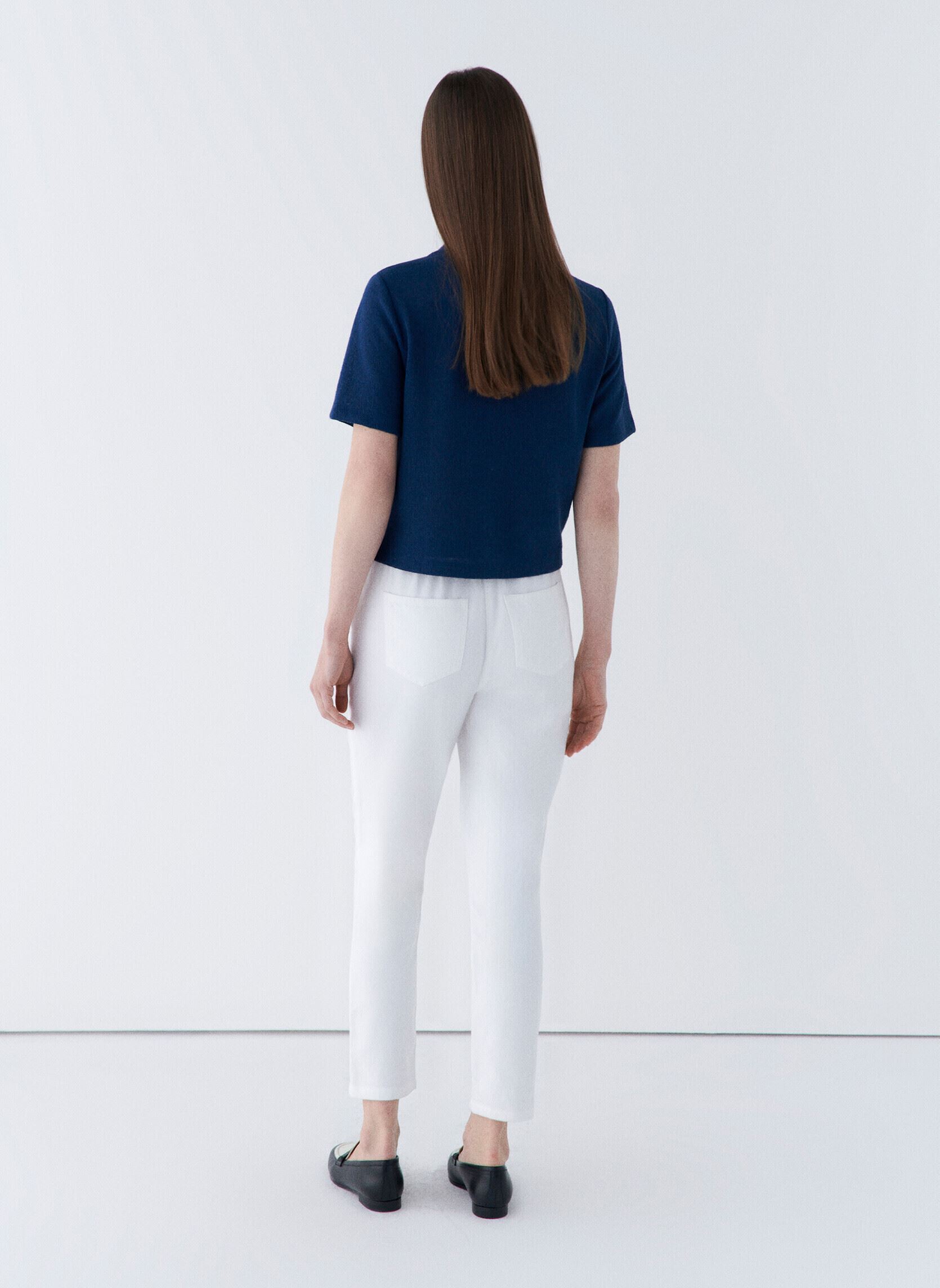 T-shirts met korte mouwen 242T-TVACANCES dames blauw Caroll T-shirts met korte mouwen 242T-TVACANCES dames blauw DENIM MOYEN